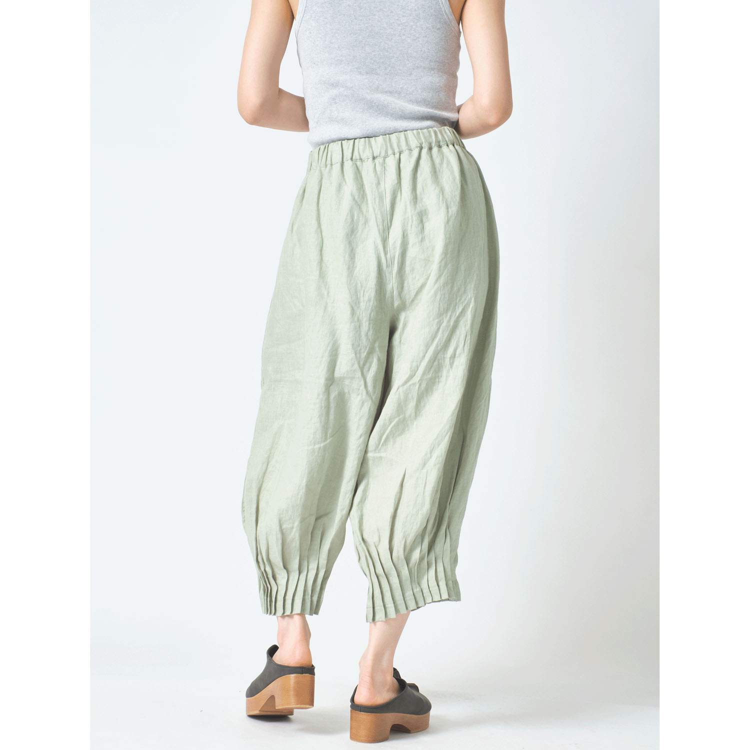 ubasoku 裏地付きワイドシルエットパンツ - 画像14