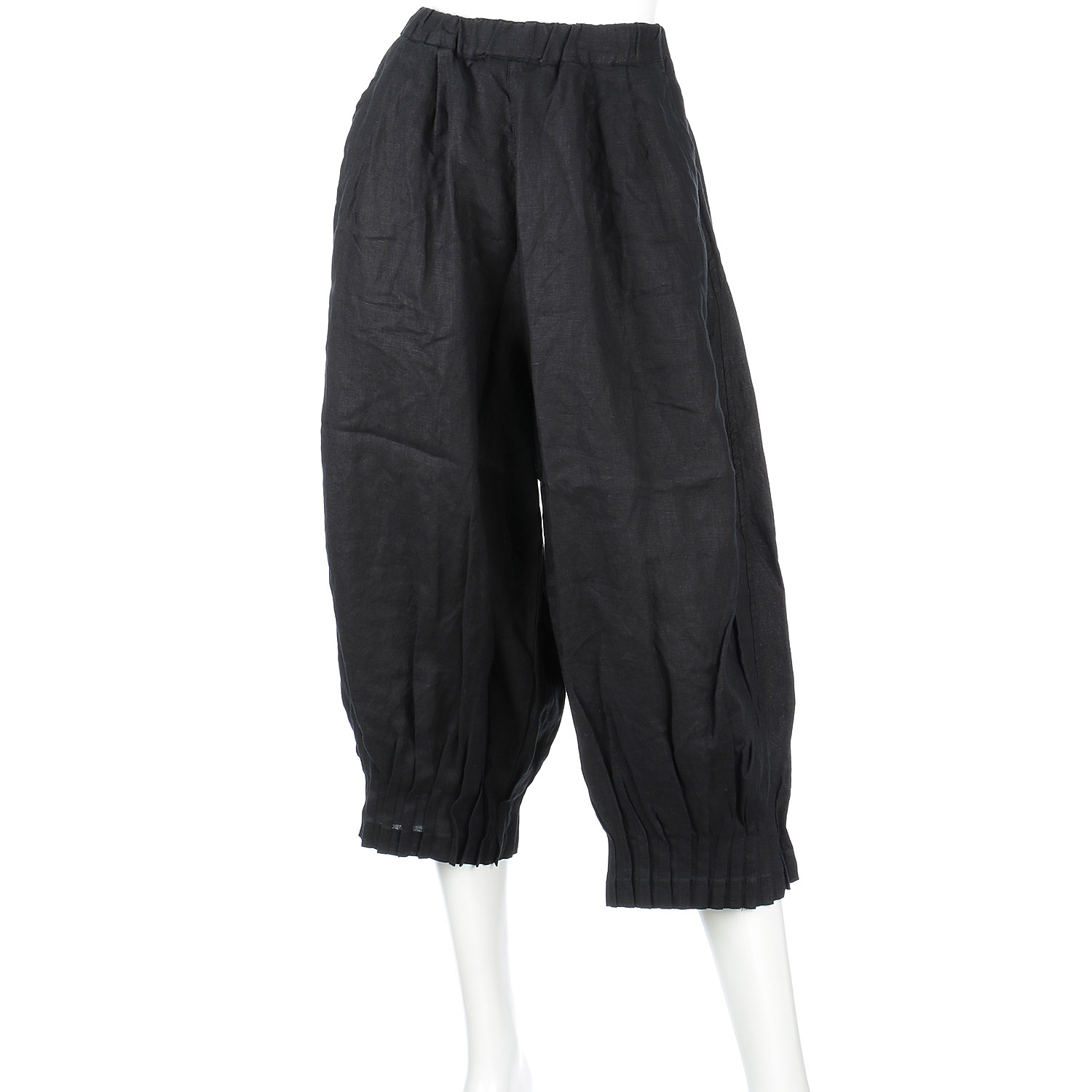 ubasoku 裏地付きワイドシルエットパンツ - 画像6