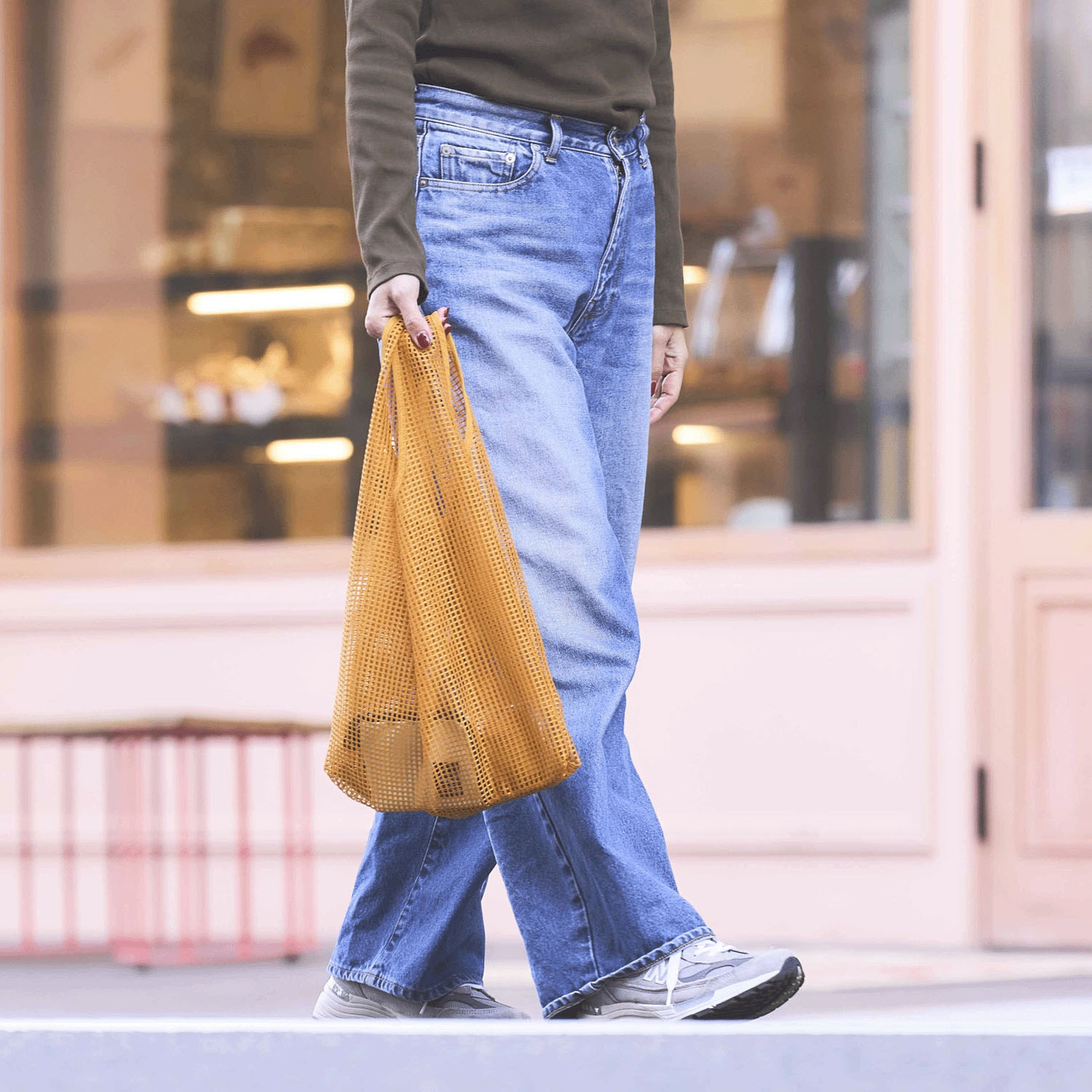 OMCC SHOPPING BAG SQUARE MESH Sサイズ