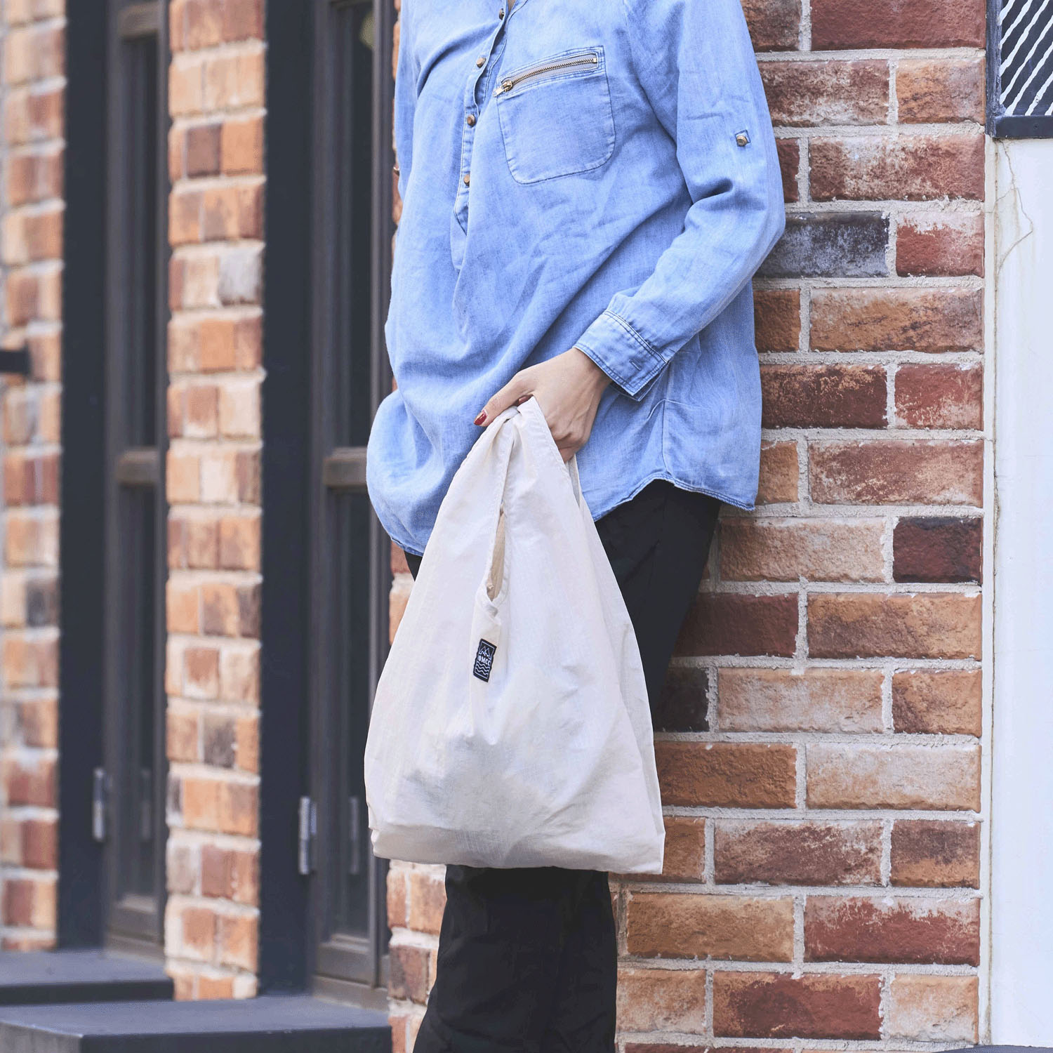 OMCC SHOPPING BAG NATURAL RIPSTOP Sサイズ