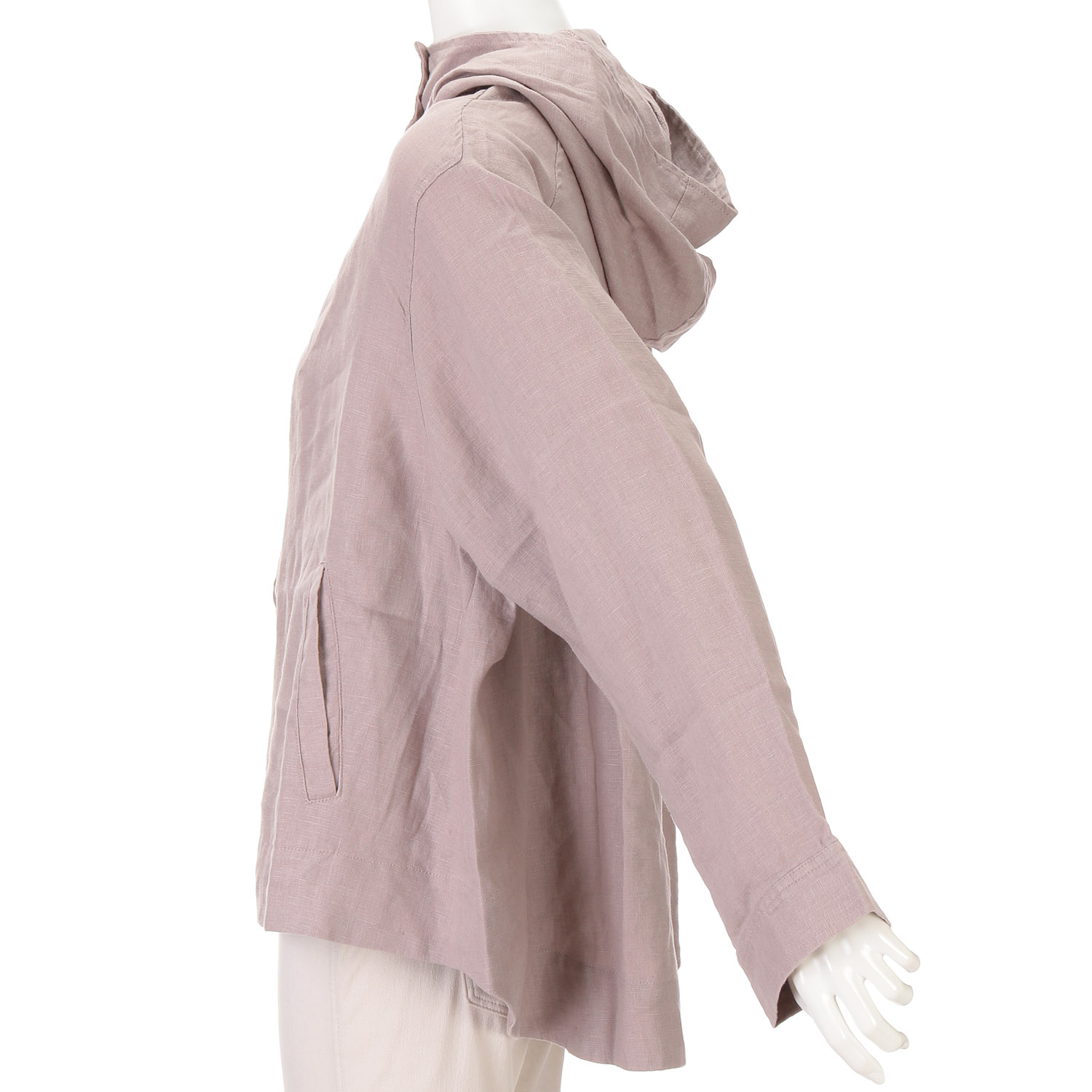 ubasoku フード付きスコッチ釦テールジャケット - 画像4