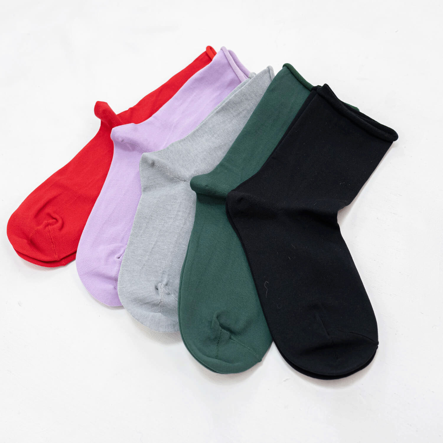 HUMMING BIRD シーアイランドコットンプレーンソックス - 画像2