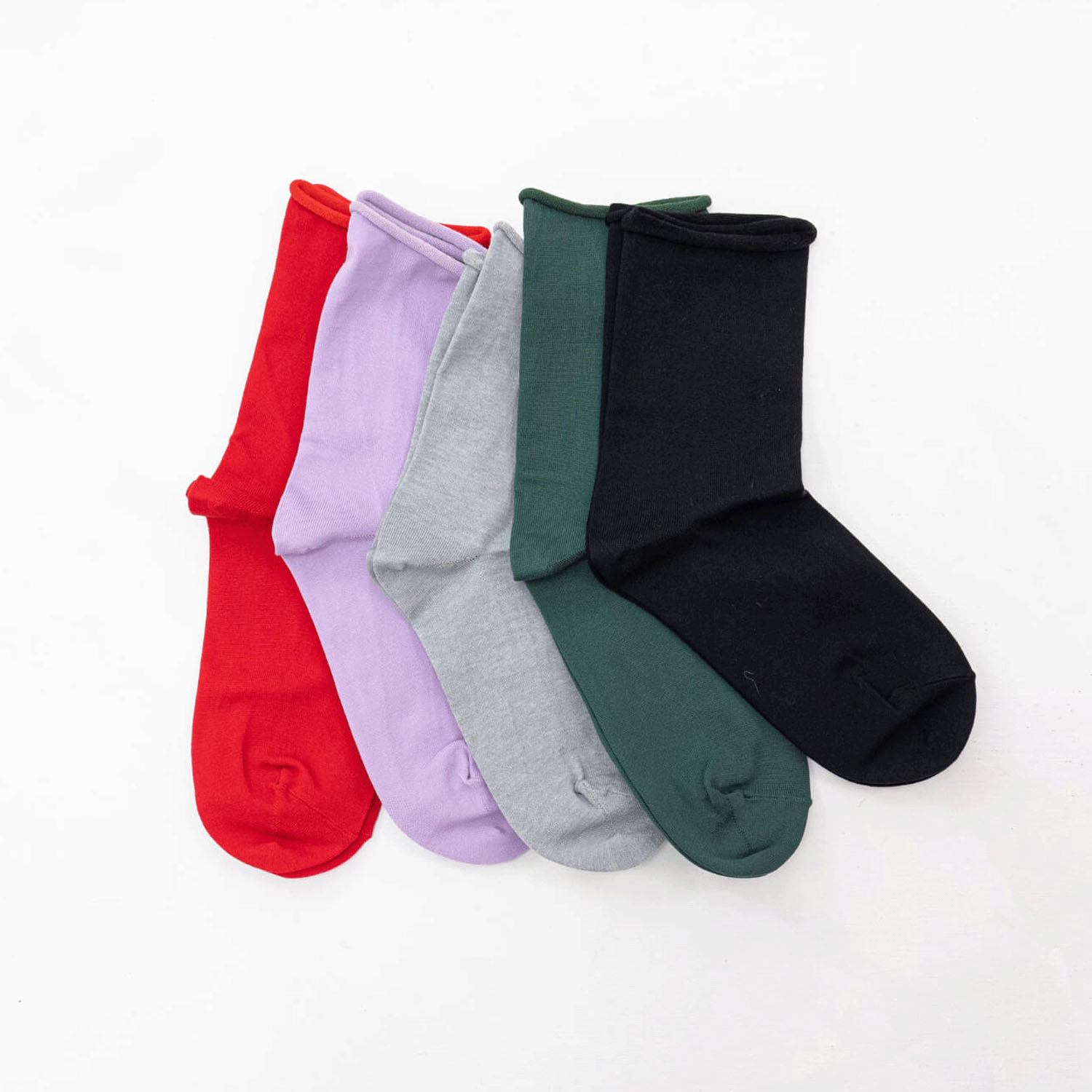 HUMMING BIRD シーアイランドコットンプレーンソックス - 画像1