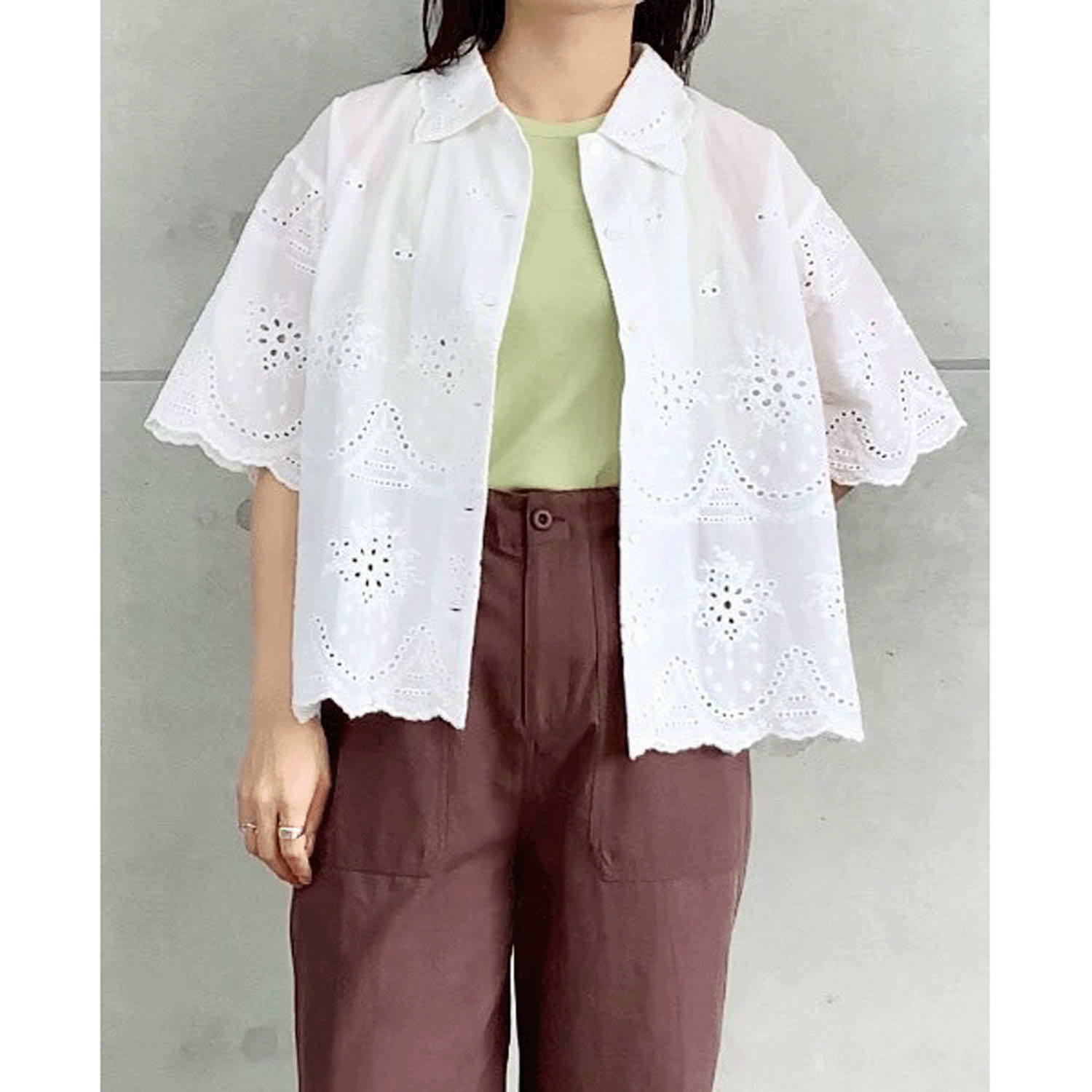 AUG レースブラウス - 画像4