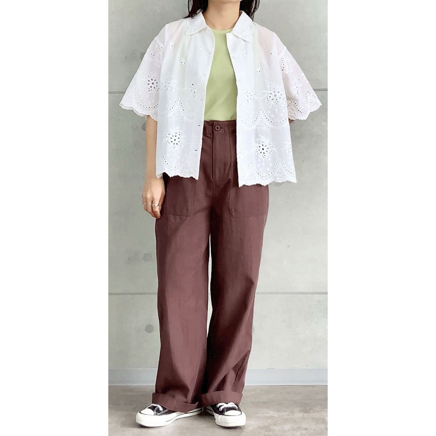 AUG レースブラウス - 画像5