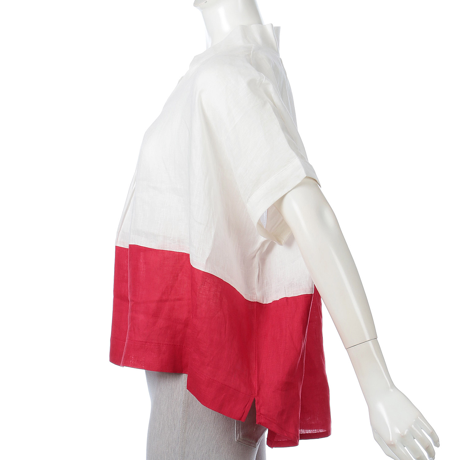 AUG バイカラーブラウス - 画像7