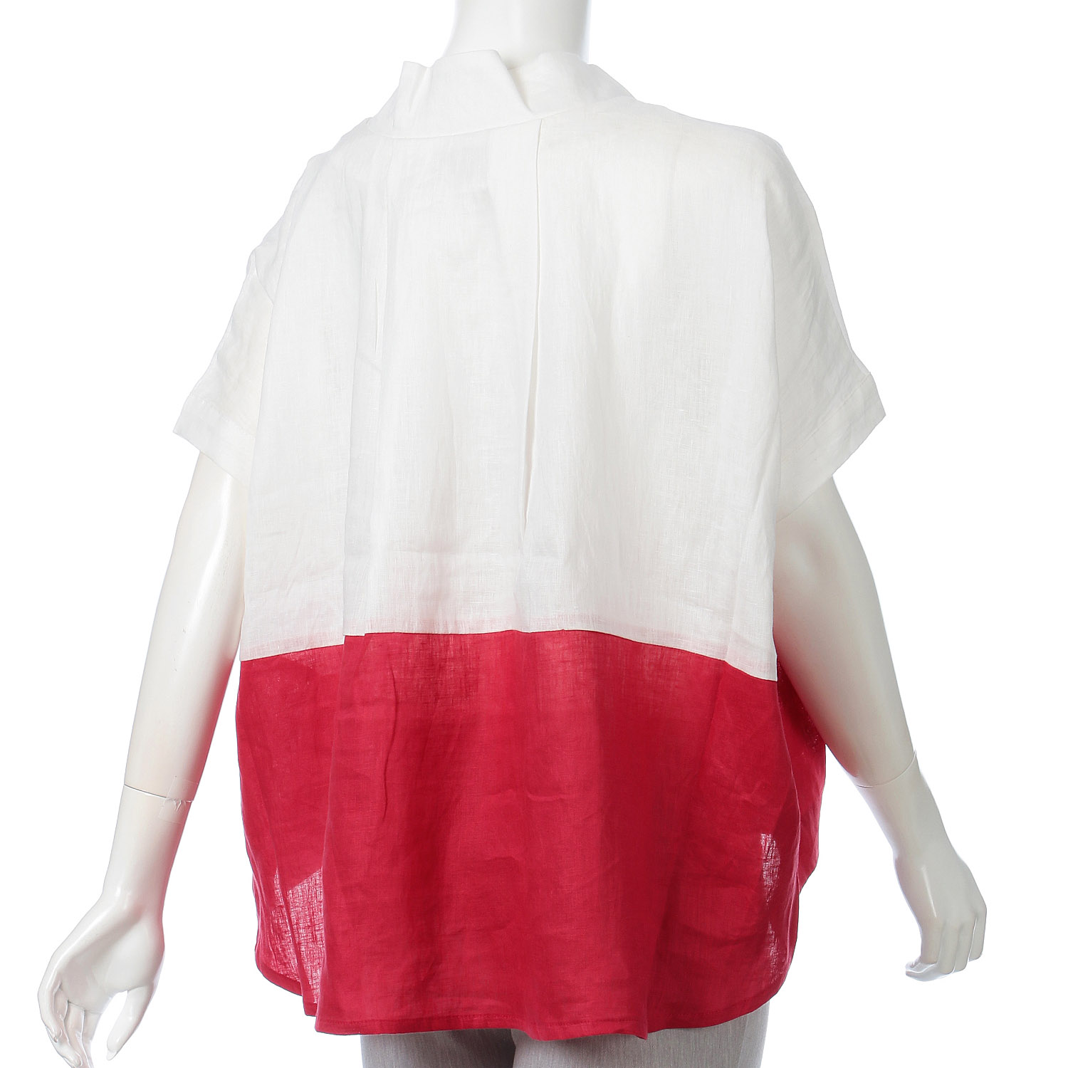 AUG バイカラーブラウス - 画像8