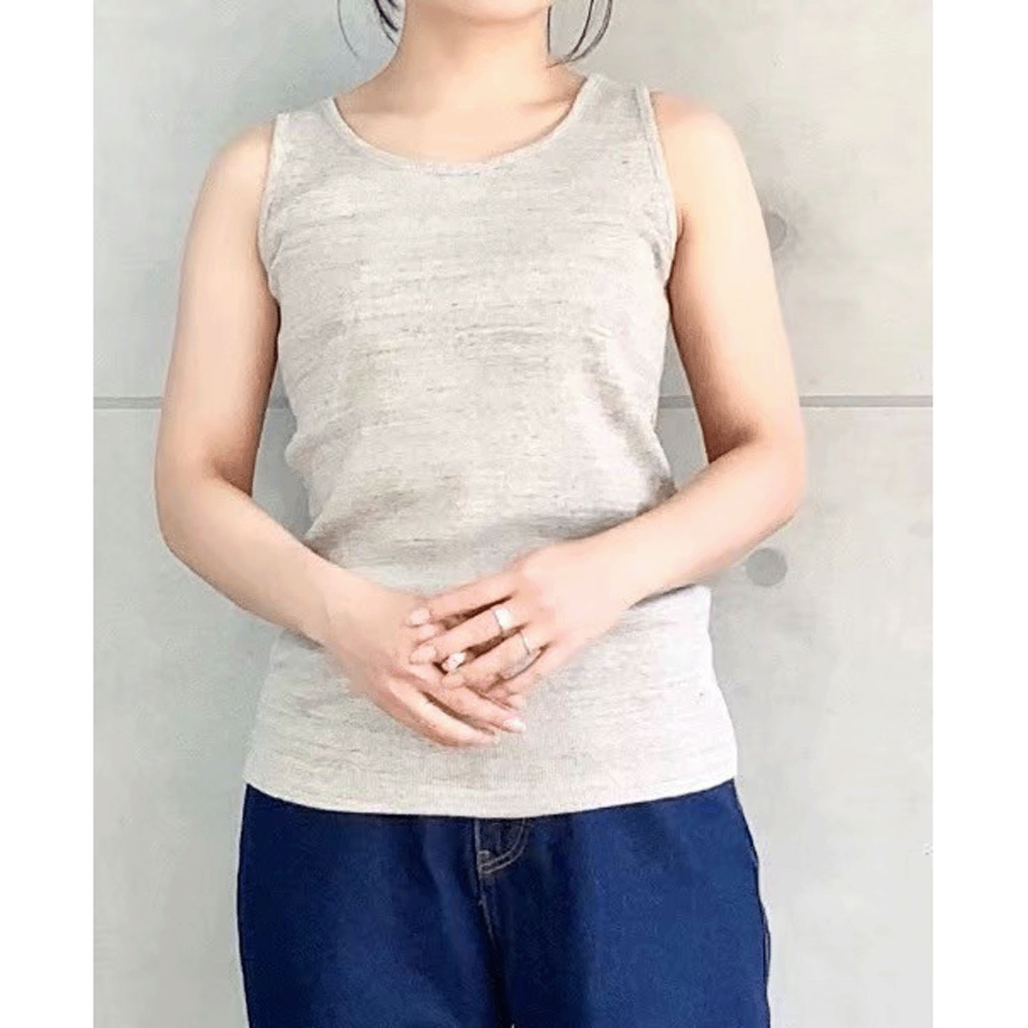 AUG テレコタンクトップ