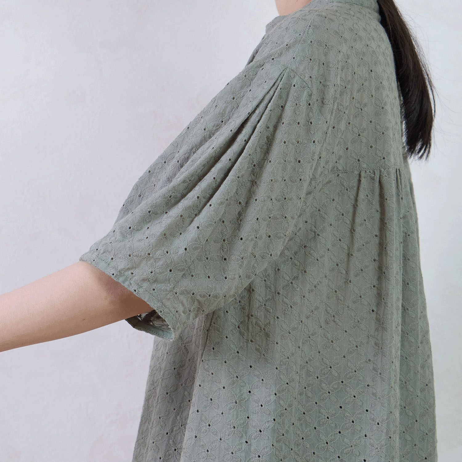 le ciel 花柄刺繍チュニックワンピース - 画像5
