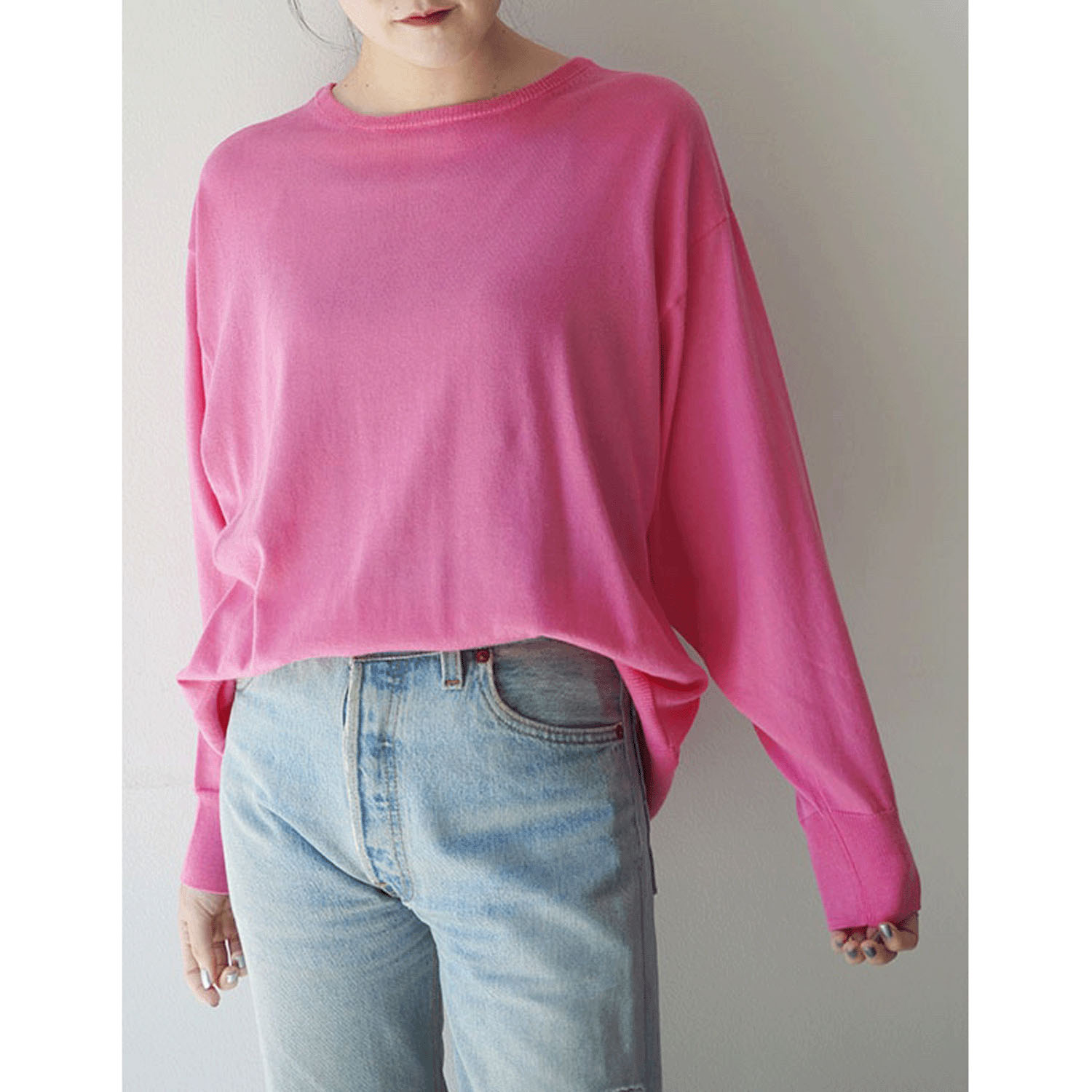 mao made ゆったりスリーブ2WAYプルオーバー