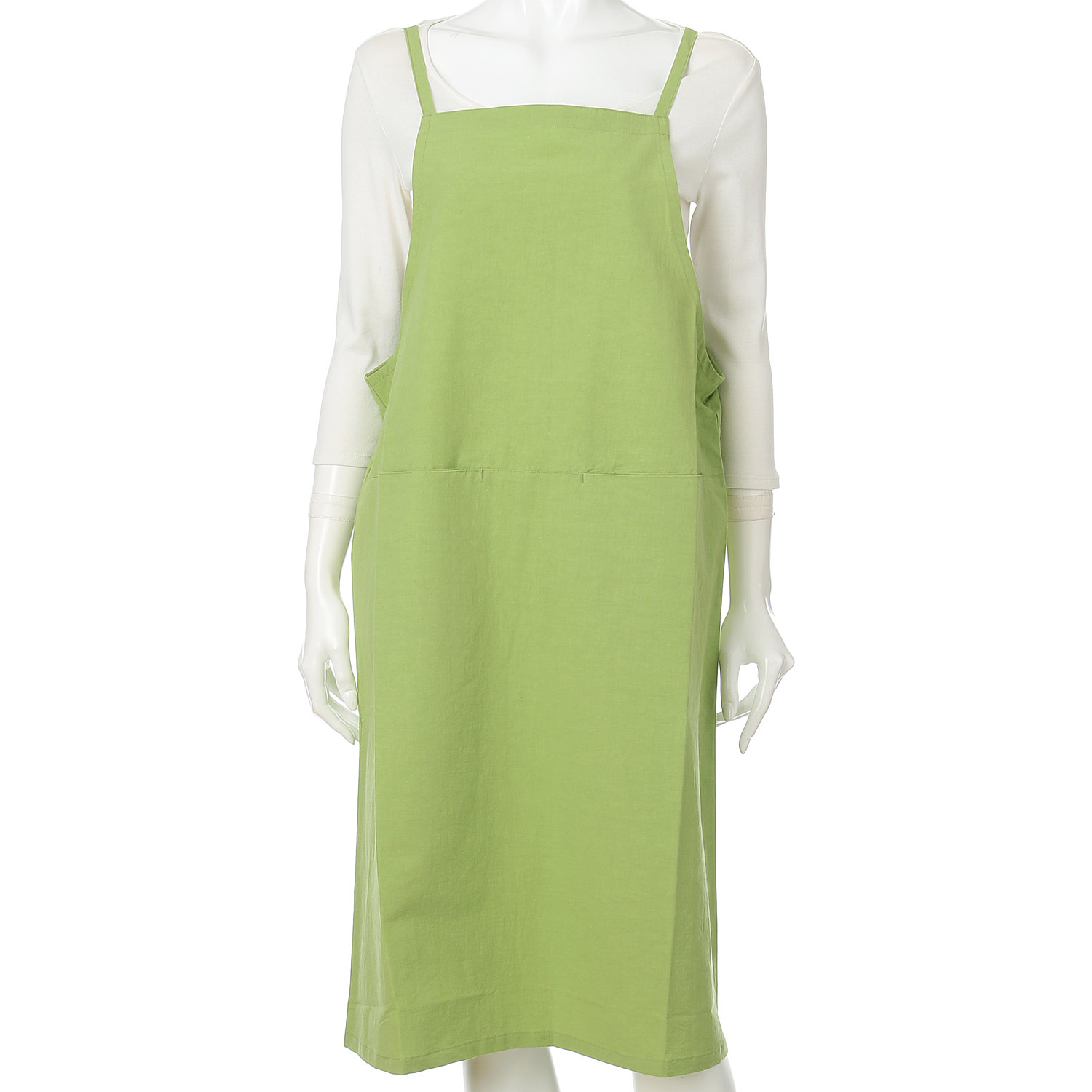 【ETONET限定】homeworking CL高密度ローンエプロンワンピース - 画像4