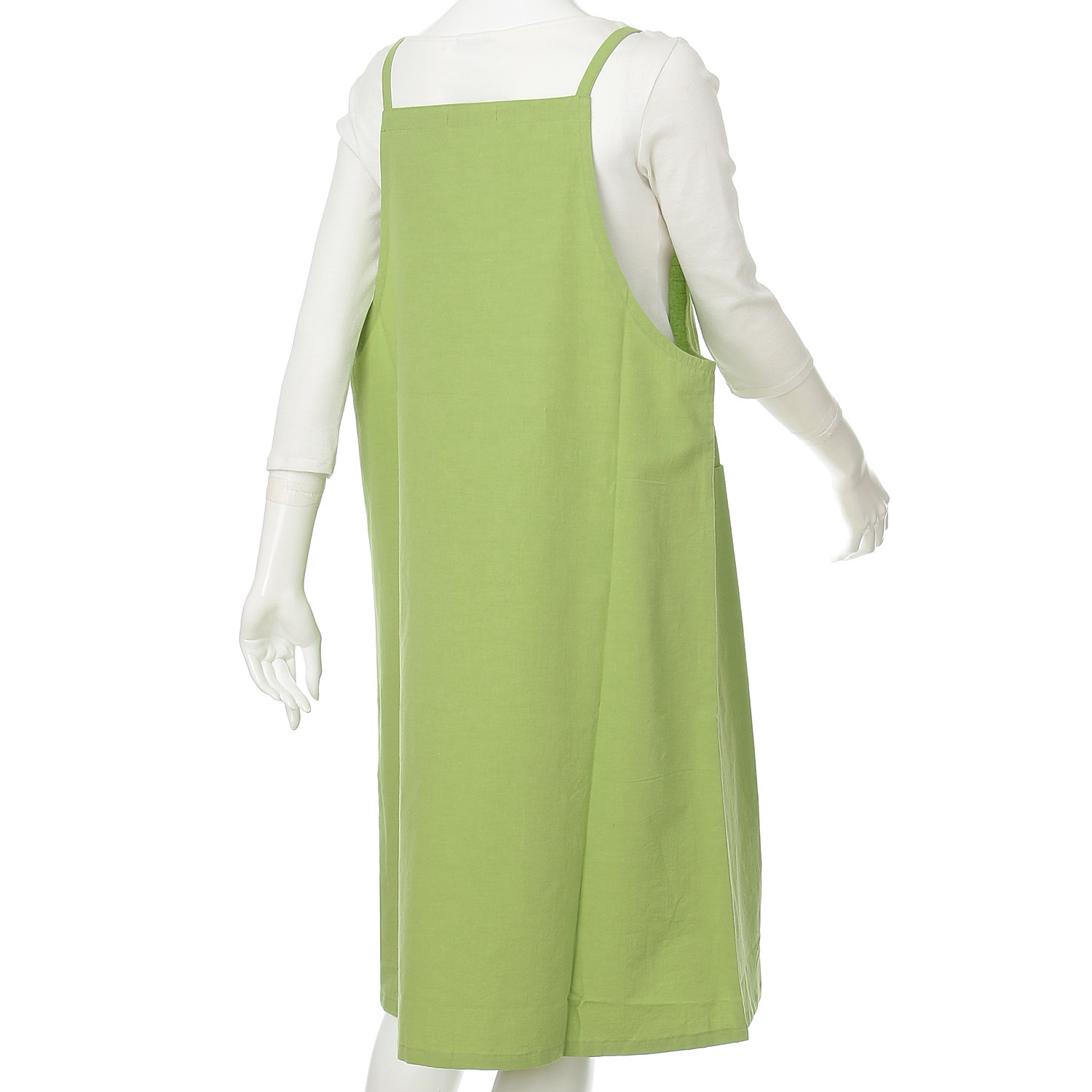 【ETONET限定】homeworking CL高密度ローンエプロンワンピース - 画像5