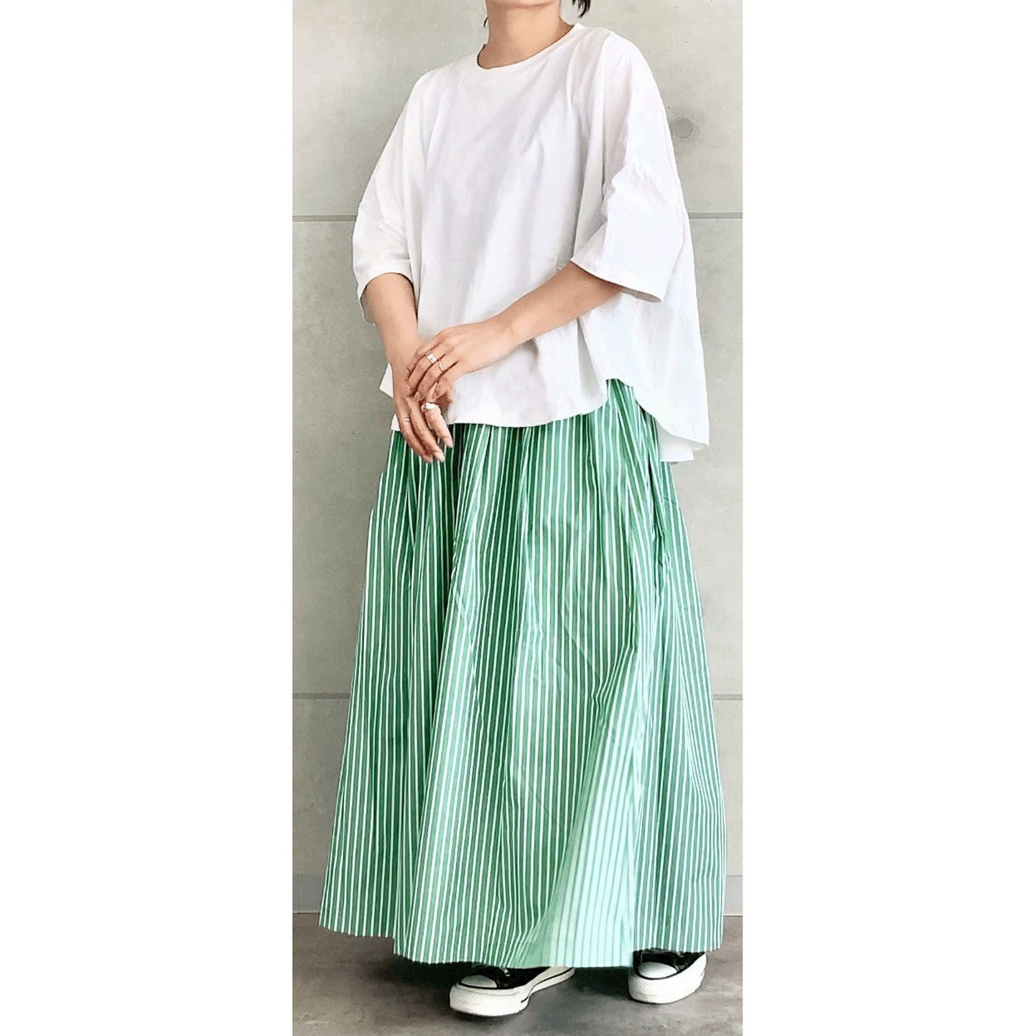 AUG バックギャザーTee - 画像4