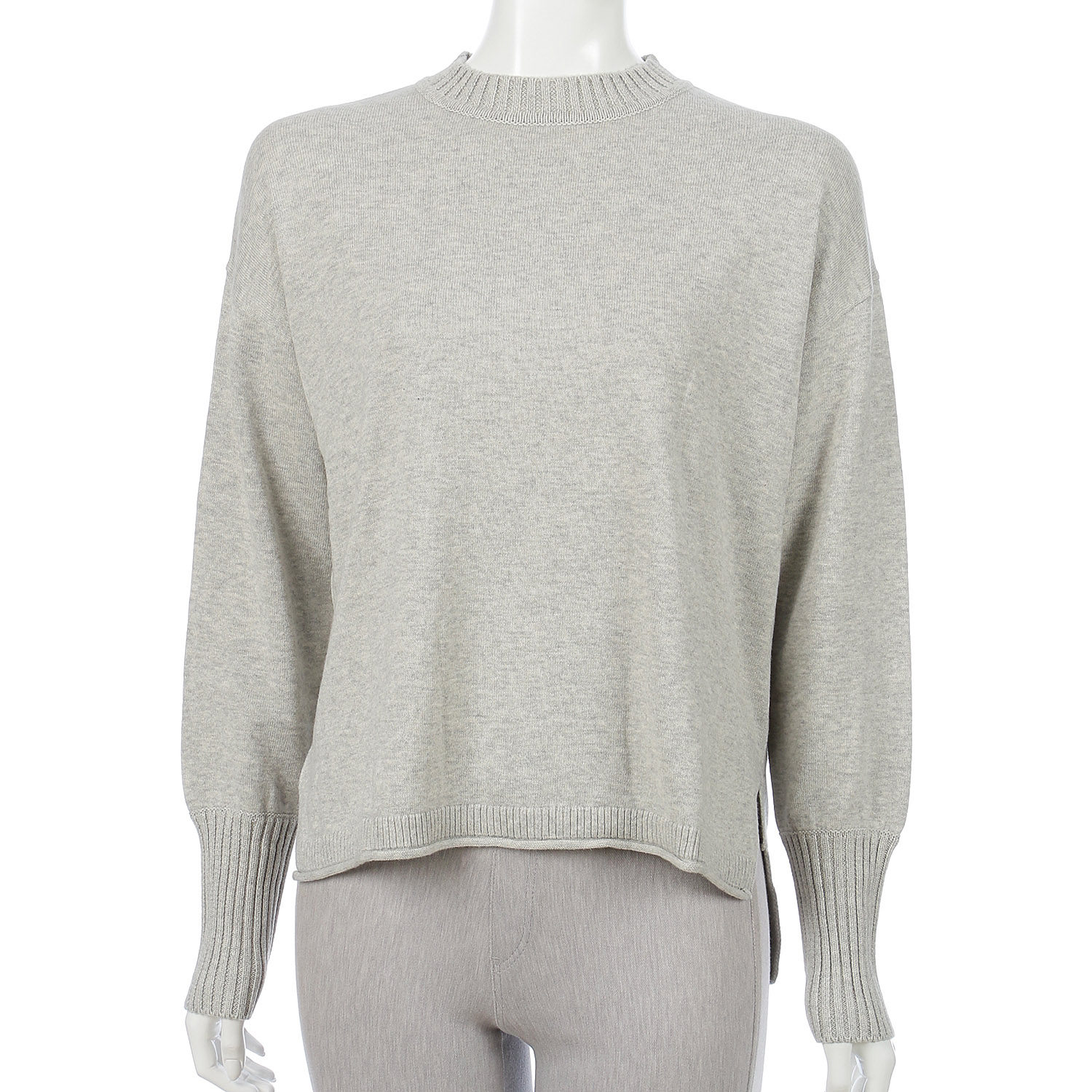 mao made 異ゲージリブクルーネックプルオーバー - 画像2