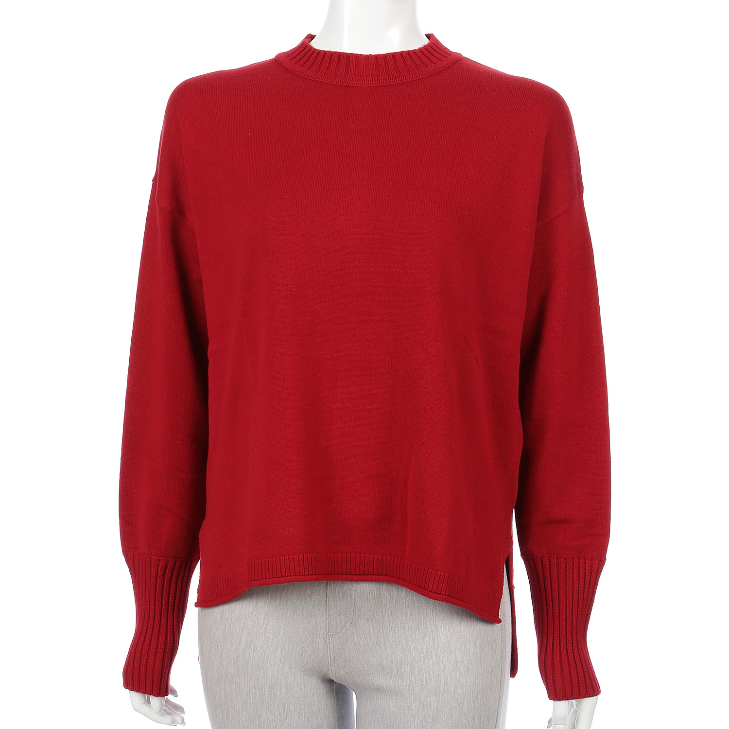 mao made 異ゲージリブクルーネックプルオーバー - 画像4