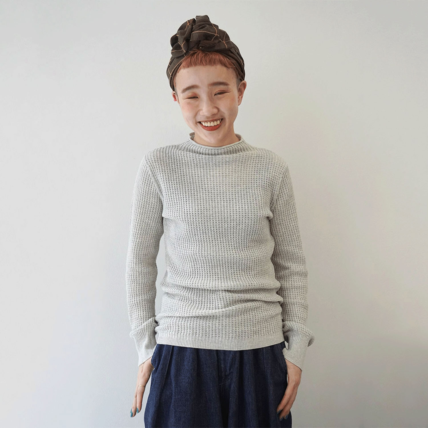 mao made モックネックプルオーバー - 画像4