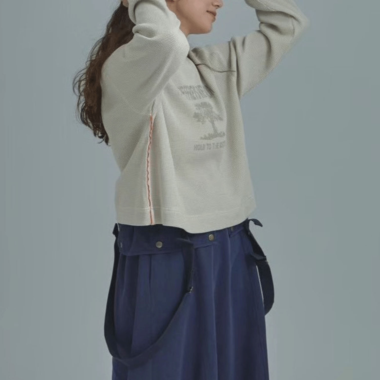 【Insta Live】alee ワッフルプリントT