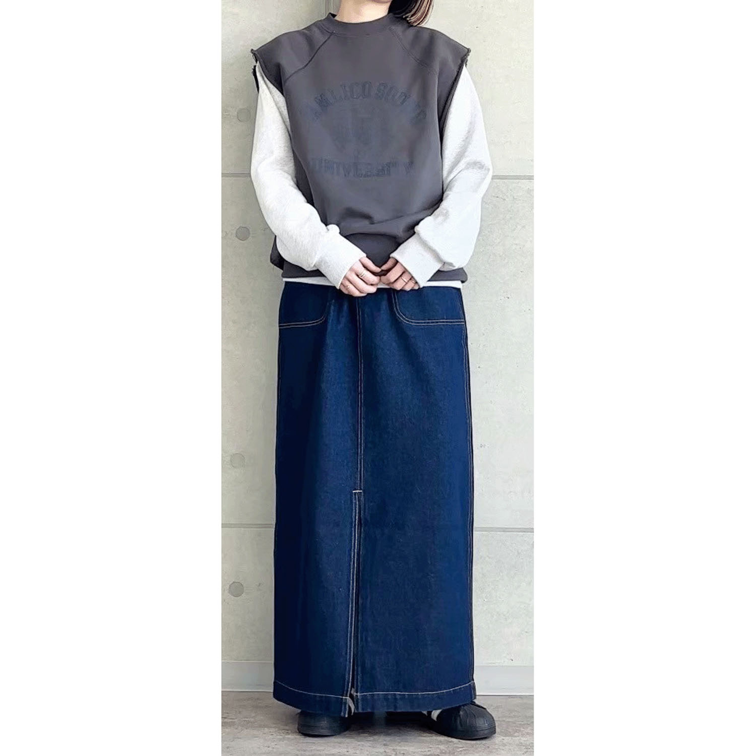 【Insta Live】alee デニムロングスカート - 画像7