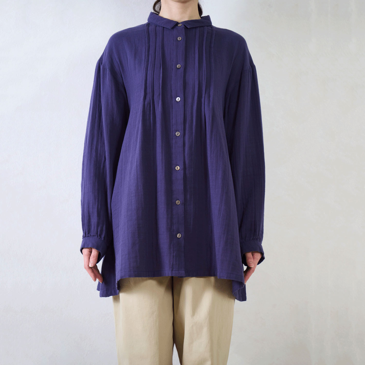 le ciel コットンガーゼチュニック