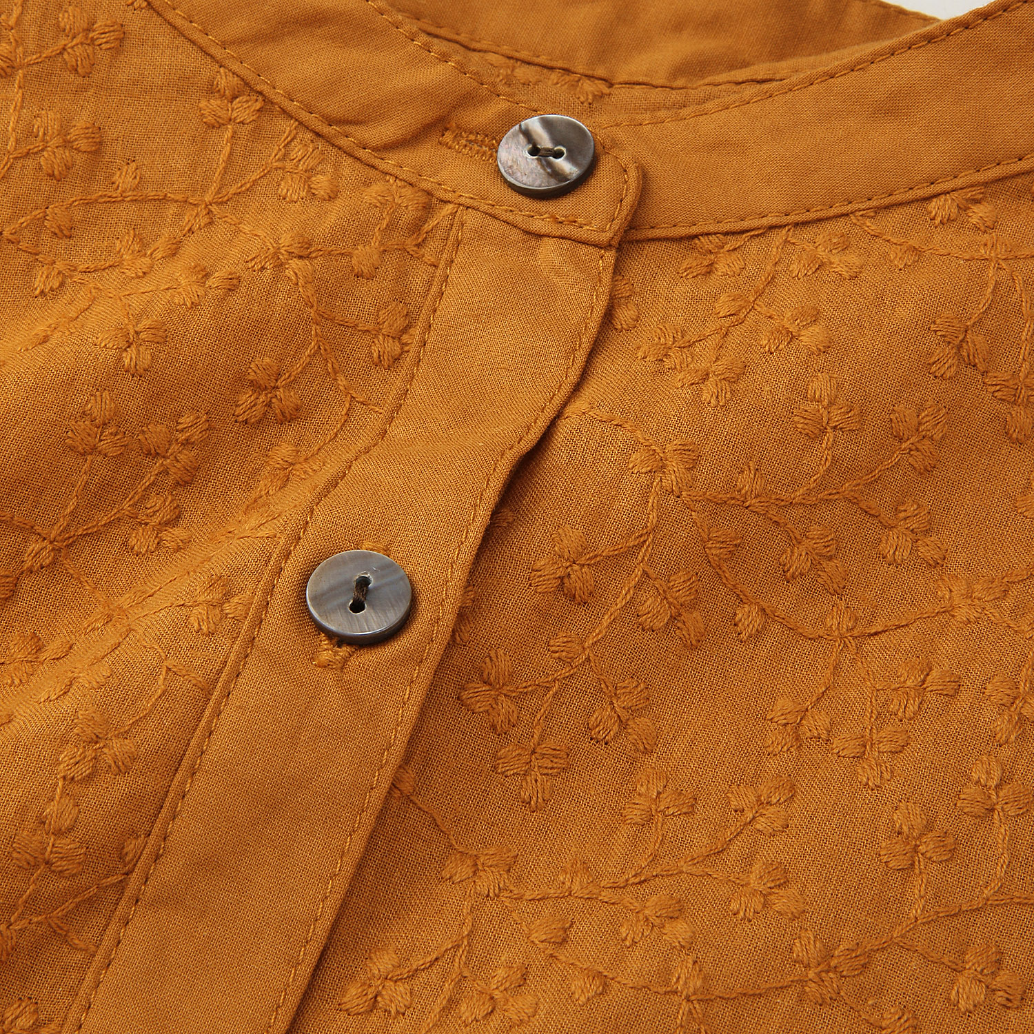 le ciel de demain エンブロイダリーコットンワンピース - 画像3