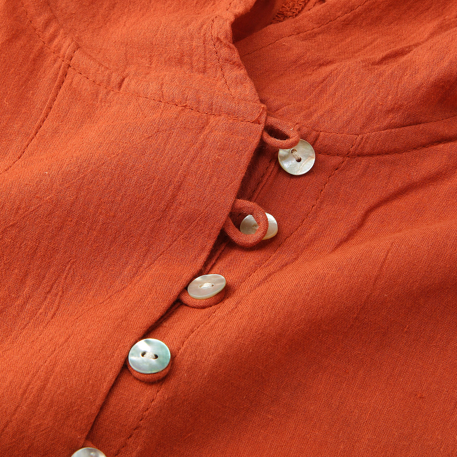 Le ciel a tempsdoux 綿クレープチュニック - 画像13