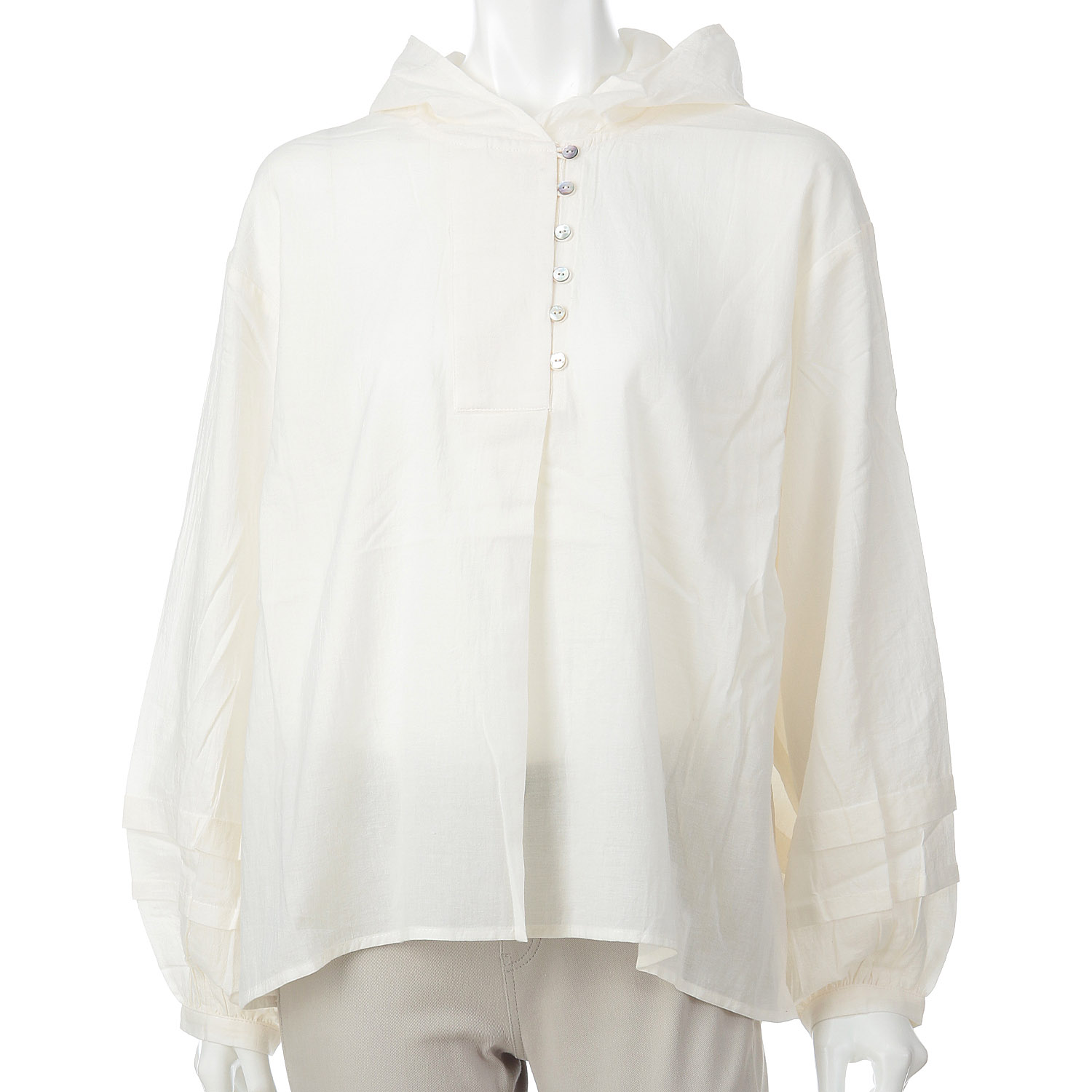 Le ciel a tempsdoux 綿クレープチュニック - 画像9