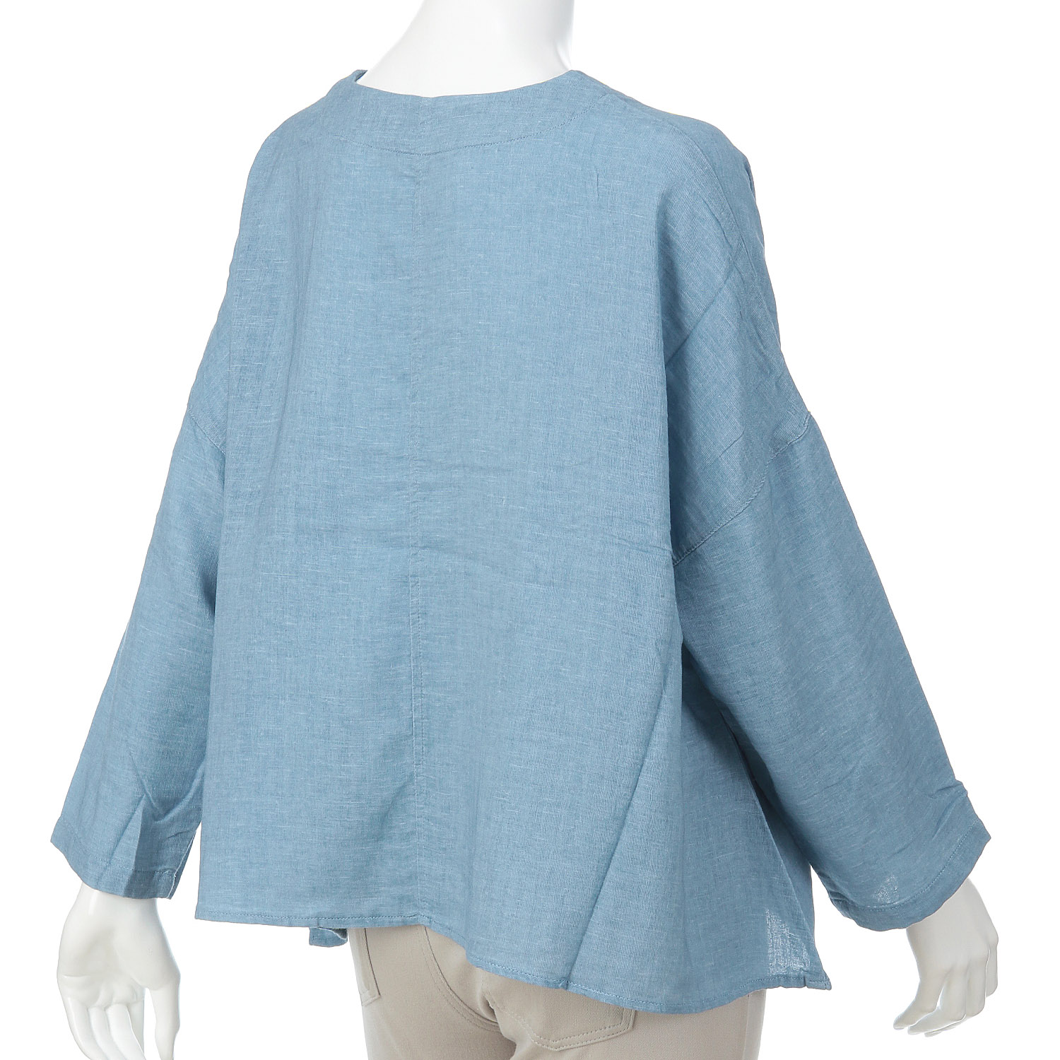 Le ciel a tempsdoux ガーゼシャンブレーブラウス - 画像13