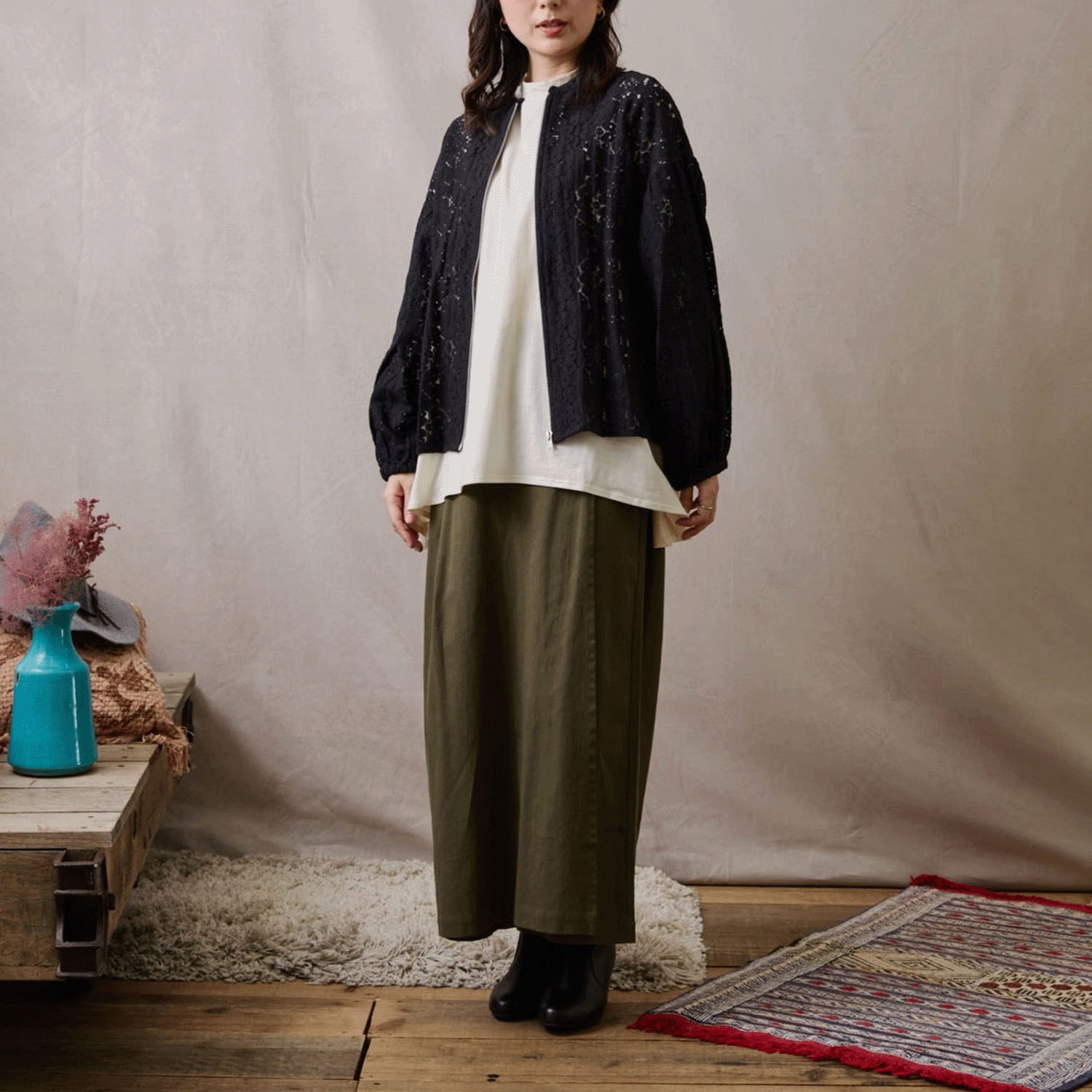 【Insta Live】teMite ボリューム袖ブルゾン - 画像2