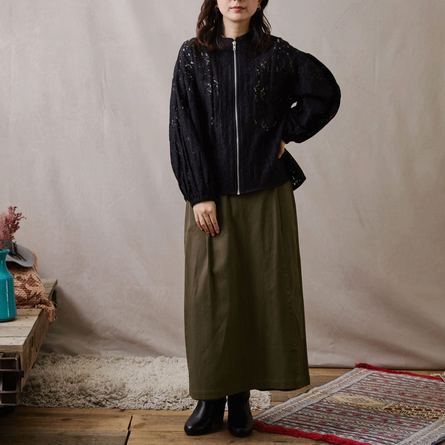 【Insta Live】teMite ボリューム袖ブルゾン - 画像3