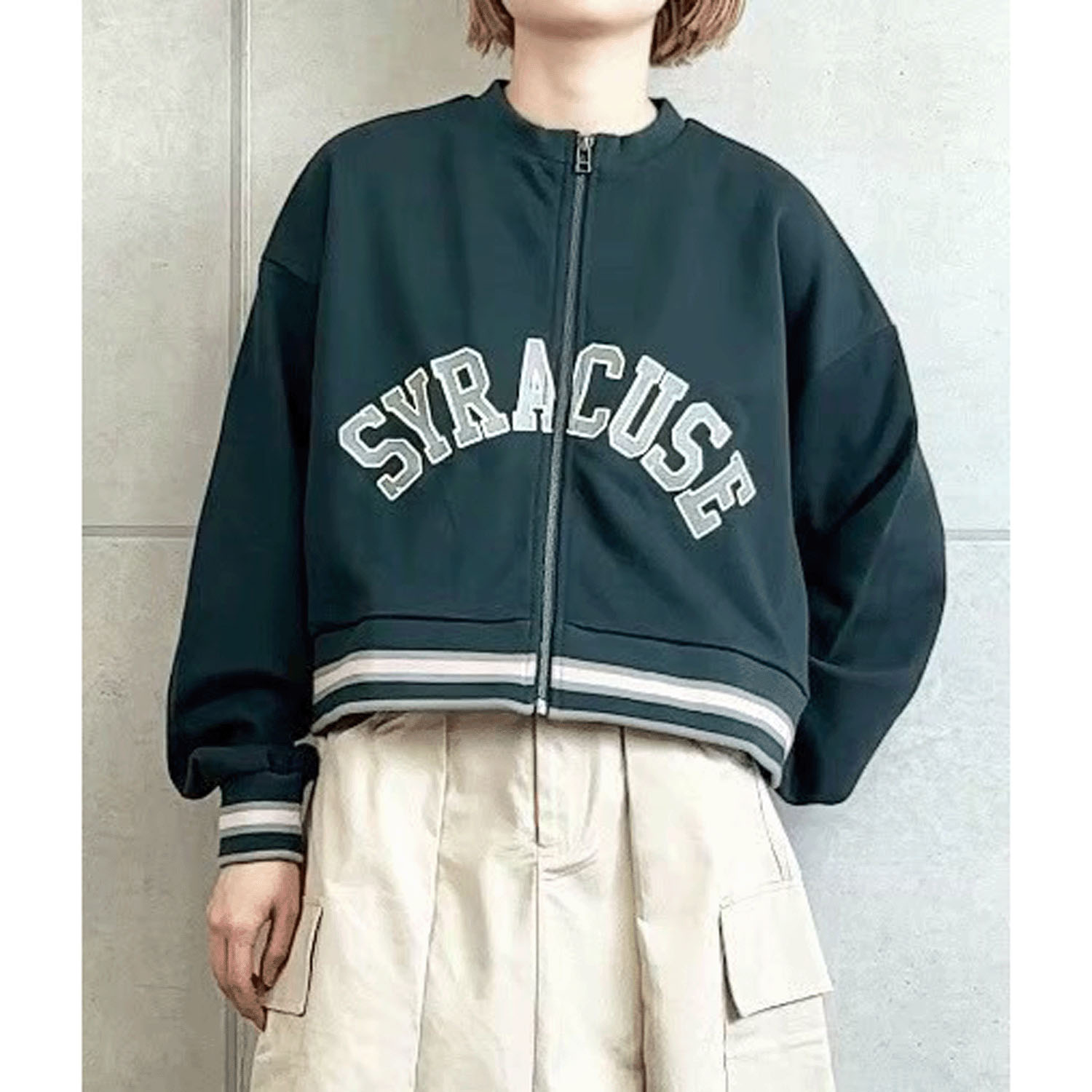 【Insta Live】alee リメイクデザインZIPカーデ - 画像1