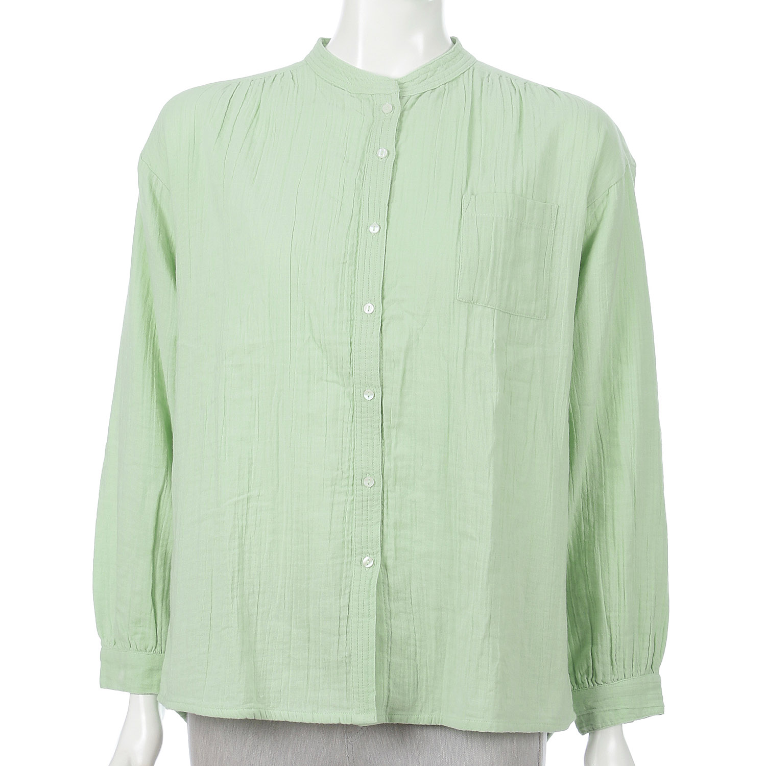 【Insta Live】Fanaka ダブルガーゼシャツブラウス - 画像14