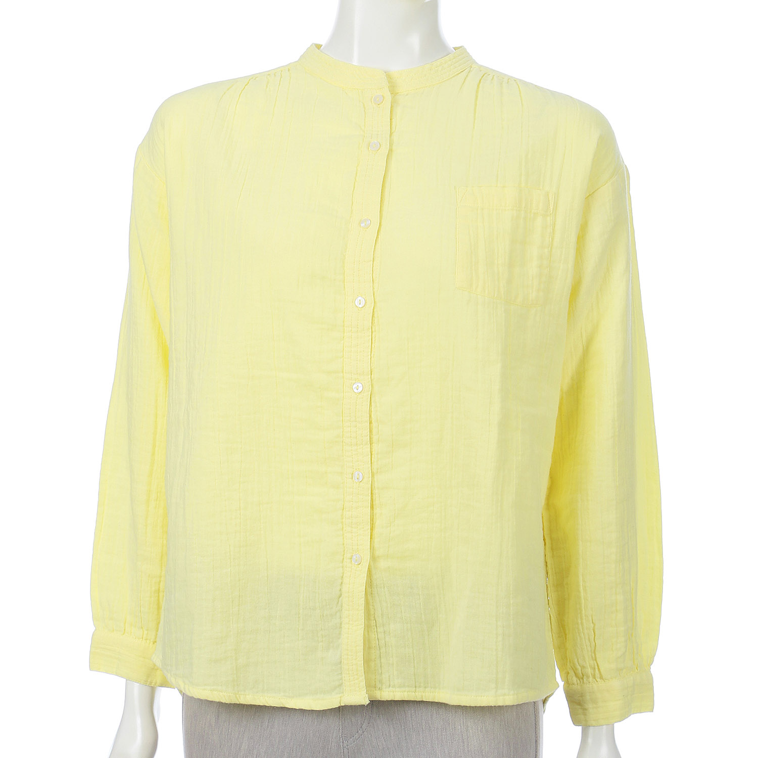 【Insta Live】Fanaka ダブルガーゼシャツブラウス - 画像6