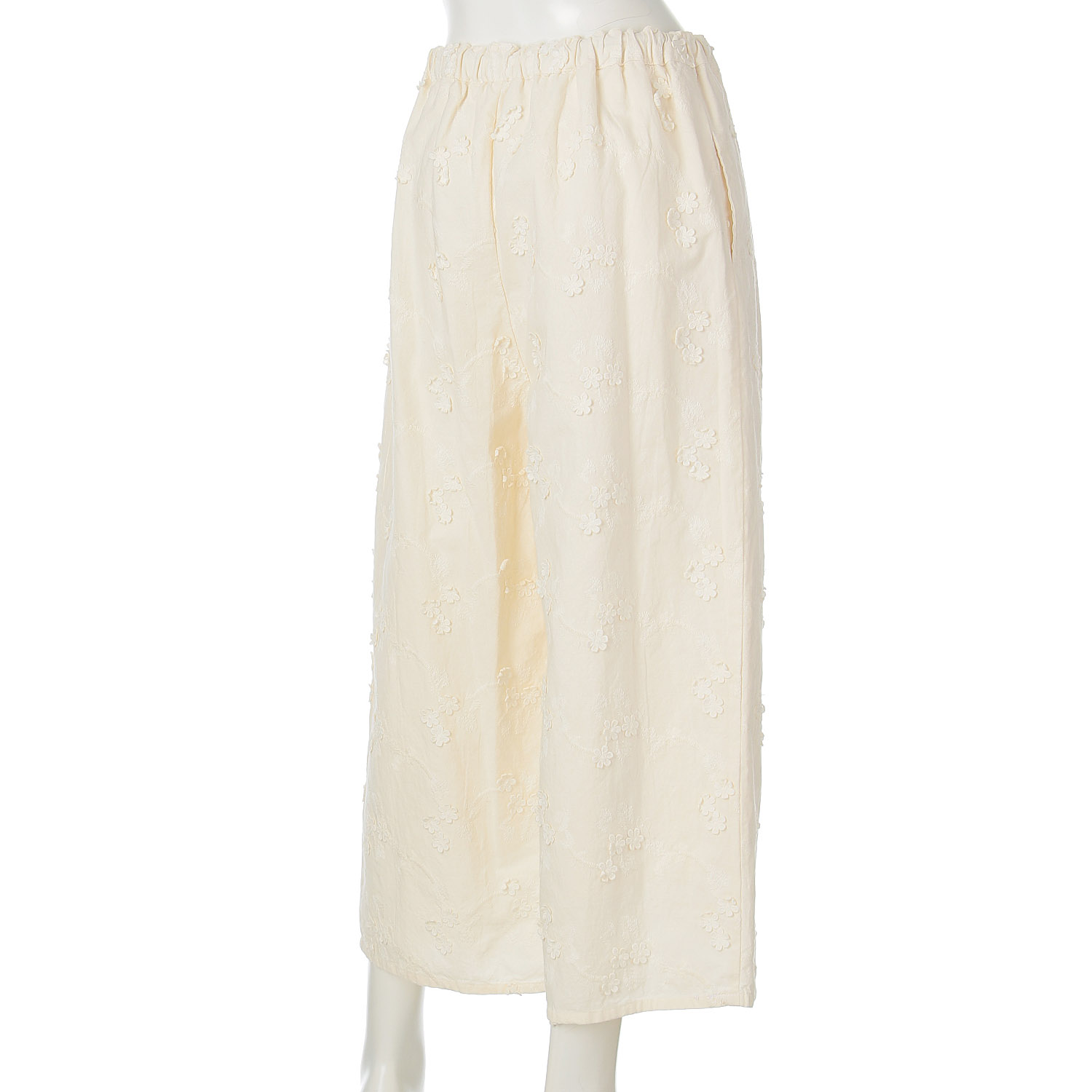 teMite 立体刺繍ワイドパンツ - 画像14