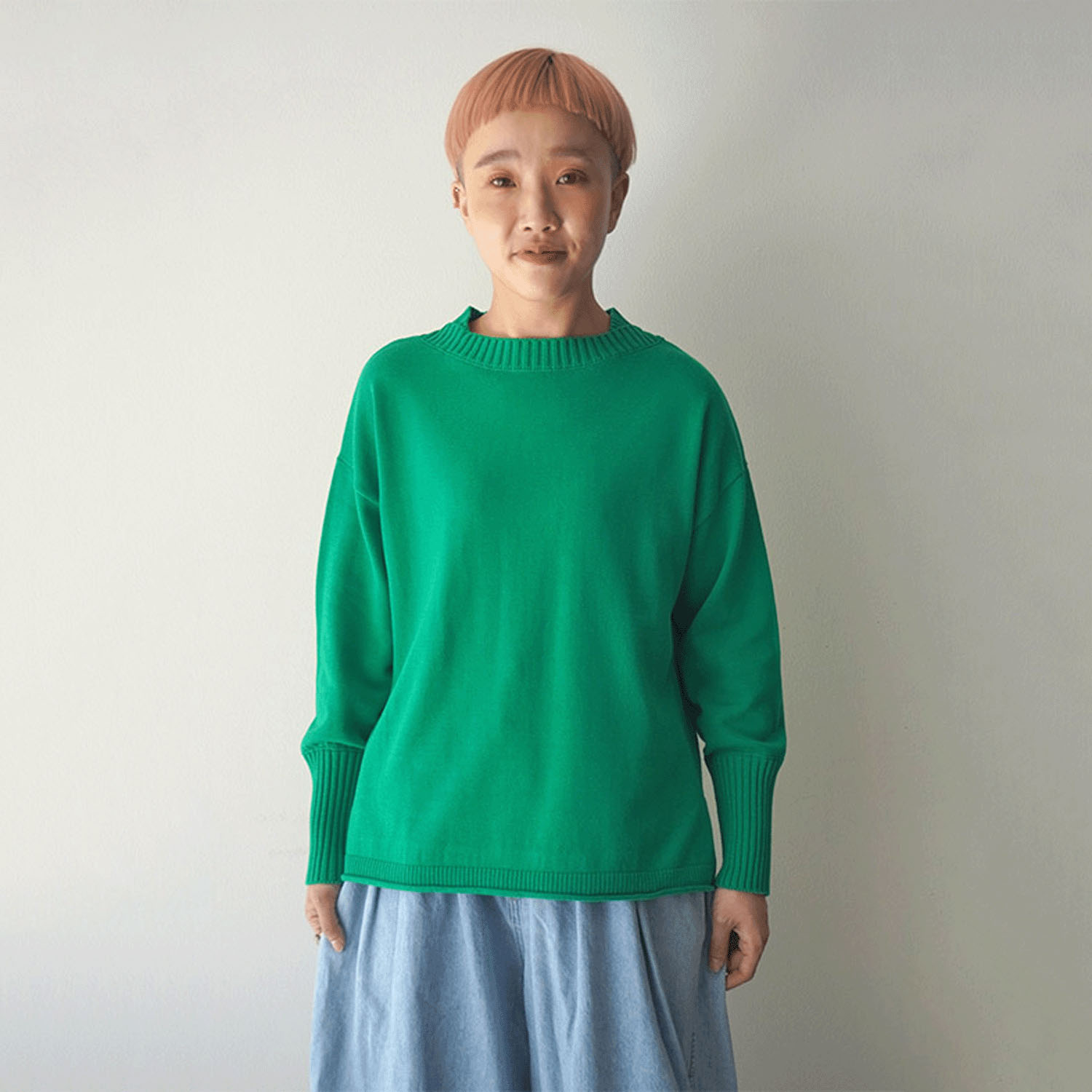 【Insta Live】mao made 異ゲージリブプルオーバー