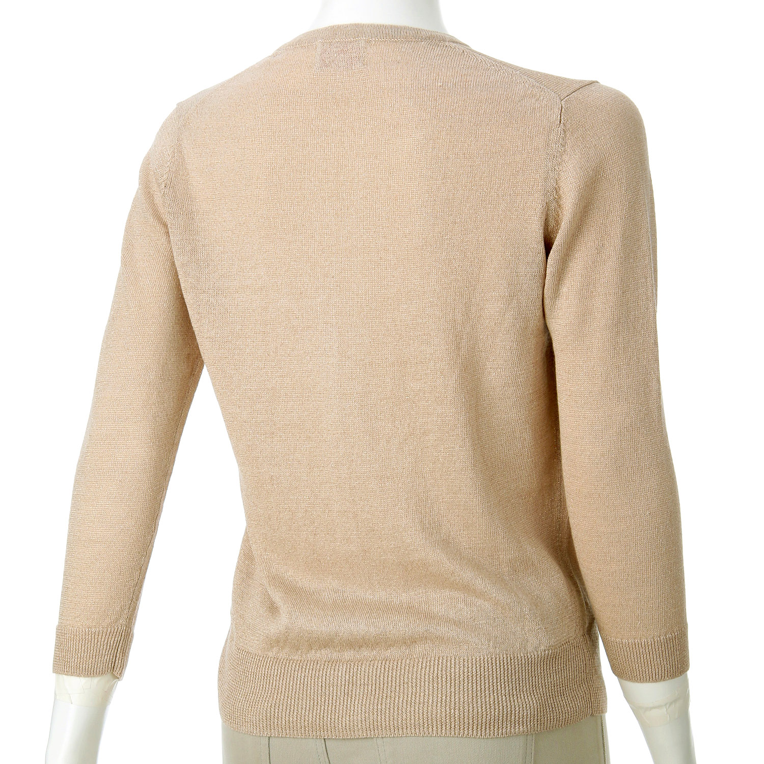 【Insta Live】mao made クルーネックキラキラカーディガン - 画像6