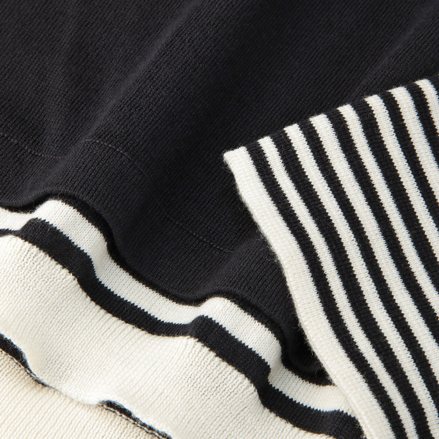 【Insta Live】mao made ボーダーTEEインに着てる風プルオーバー - 画像4