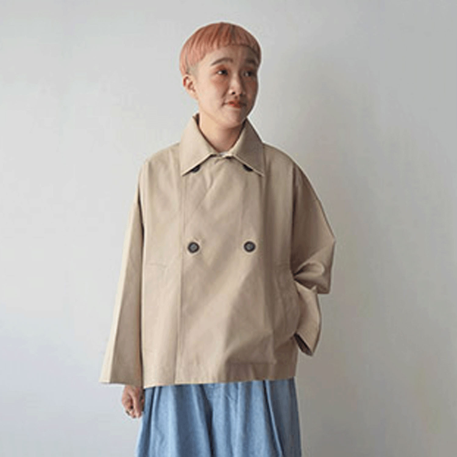 mao made トレンチカラージャケット - 画像4