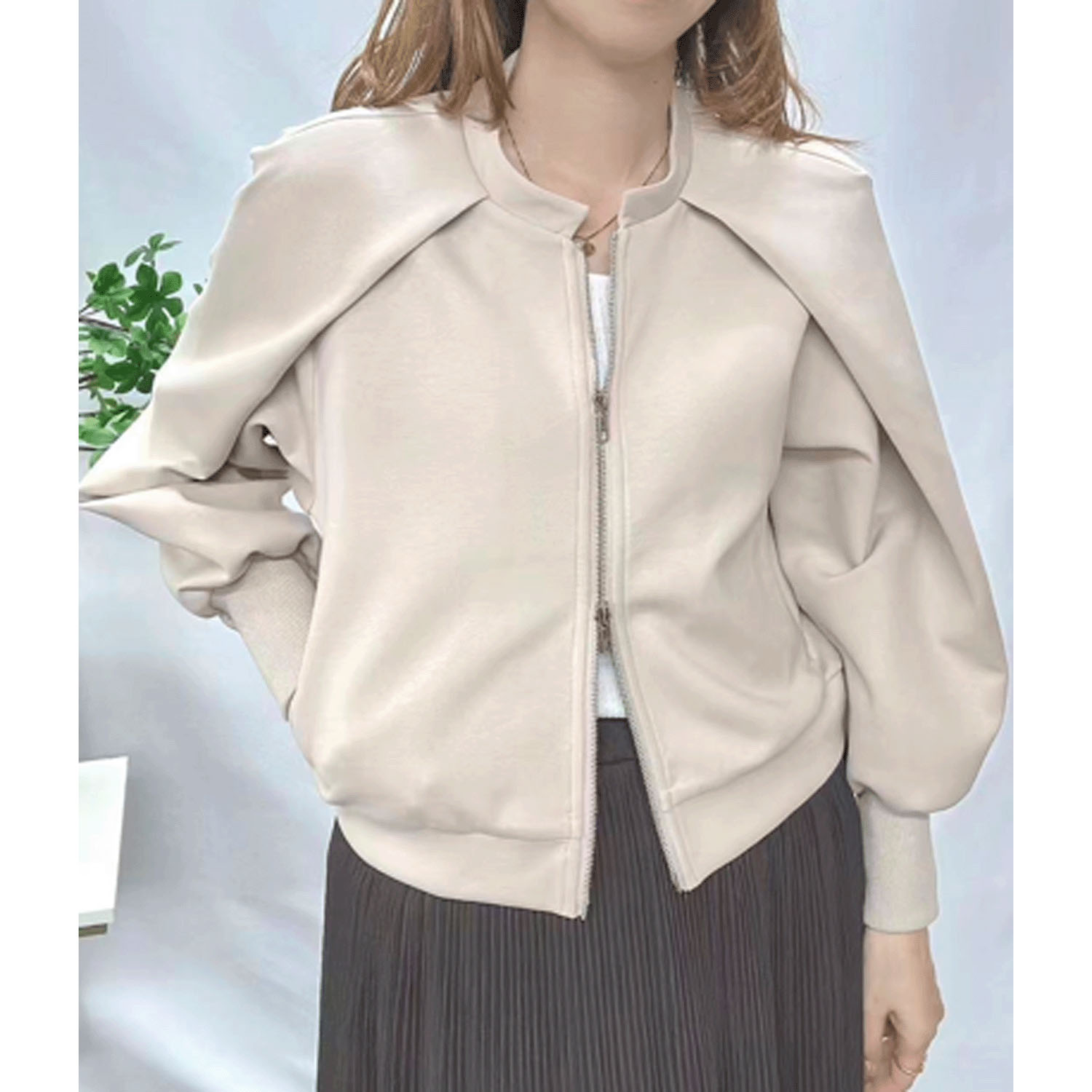 Dona Marie 袖ボリュームブルゾン