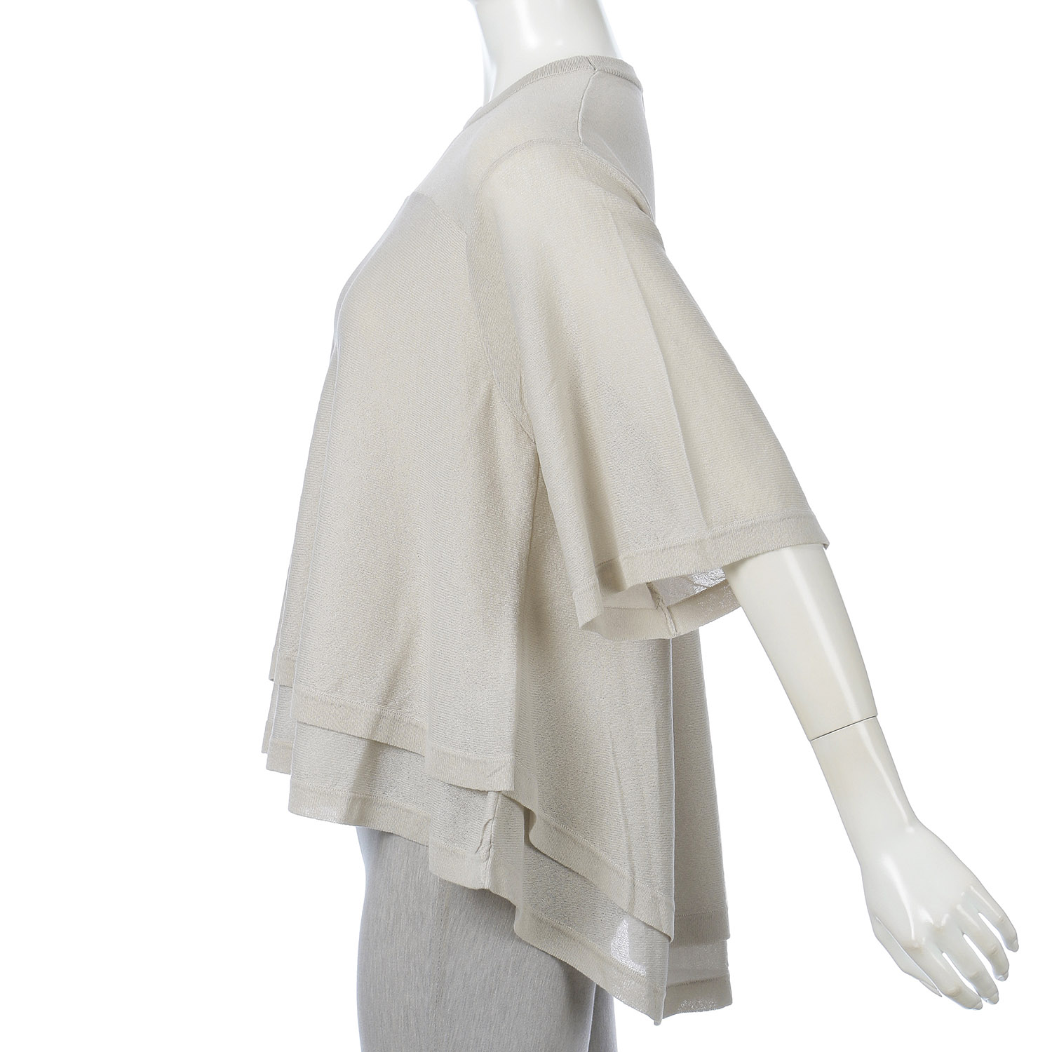 Dona Marie レイヤード風フレアニットプルオーバー - 画像4