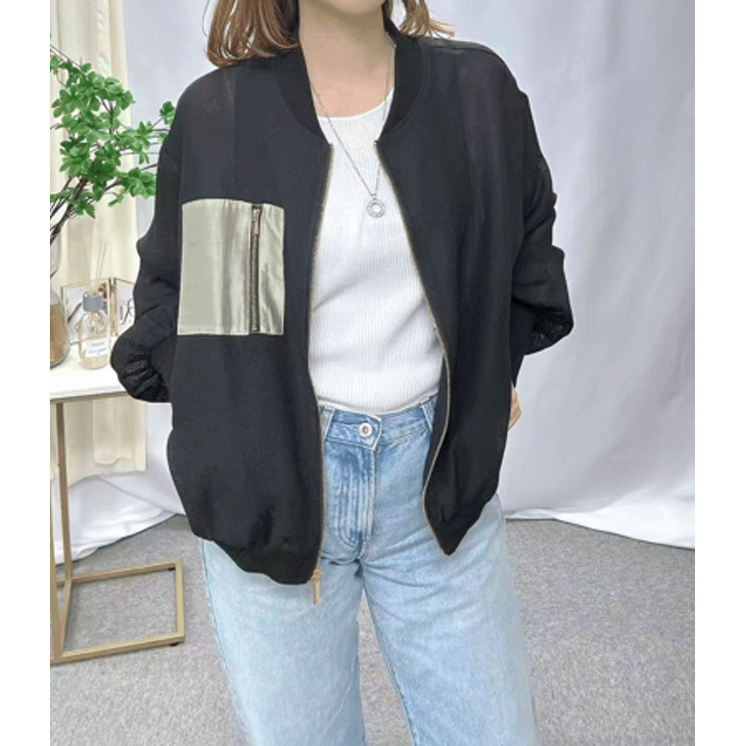 Dona Marie バックギャザーブルゾン