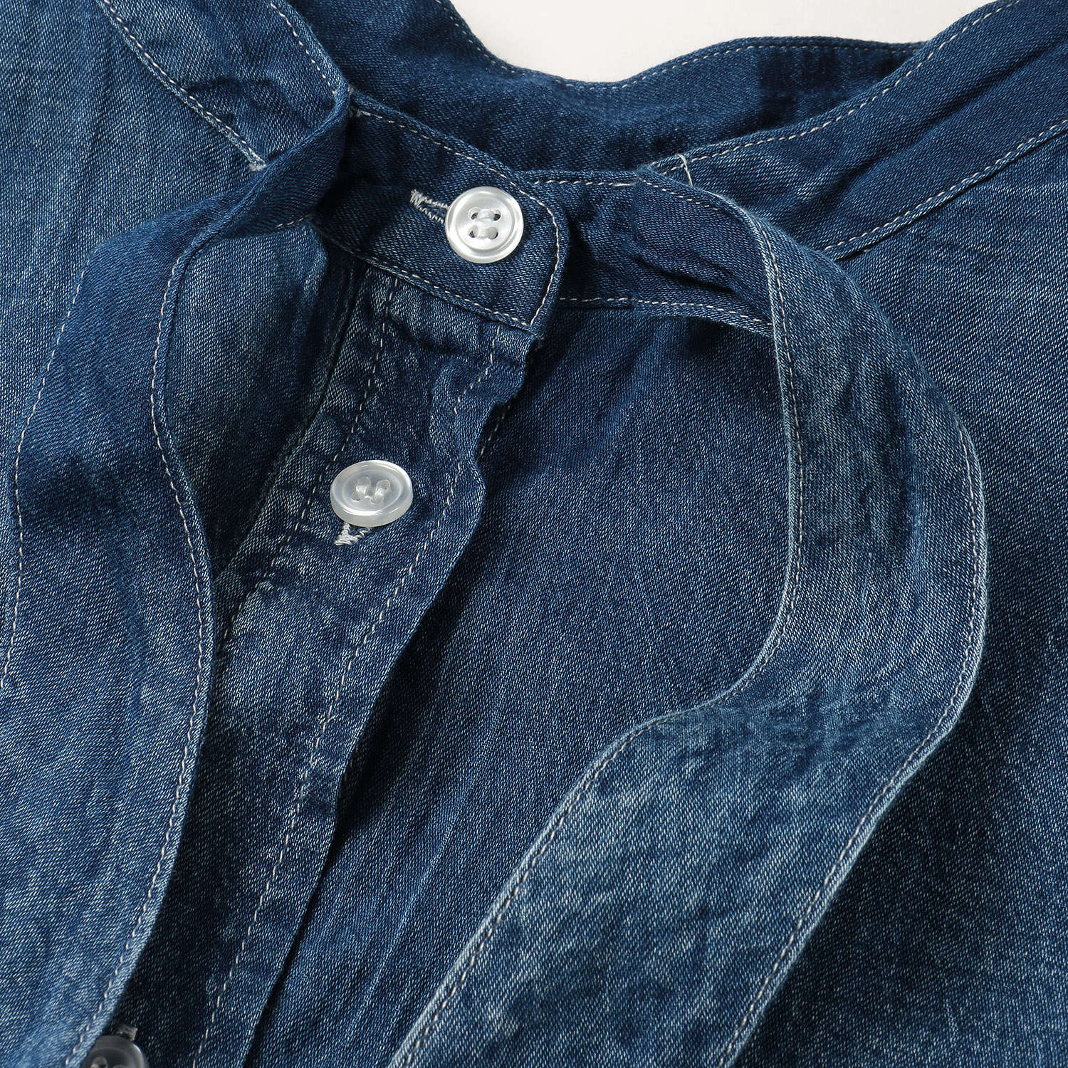 MONiLE シアーデニムボータイブラウス - 画像11