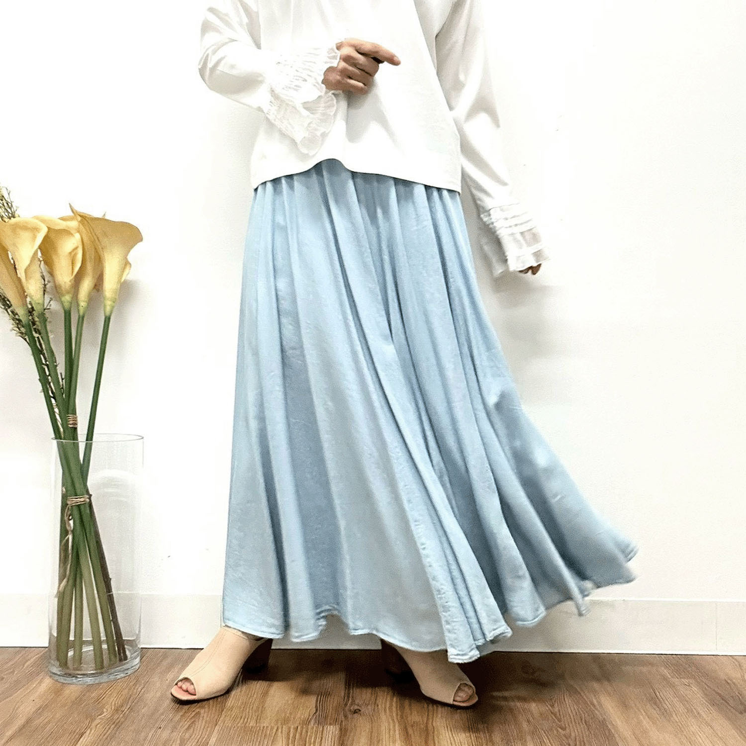 MONiLE デニムロングスカート - 画像3