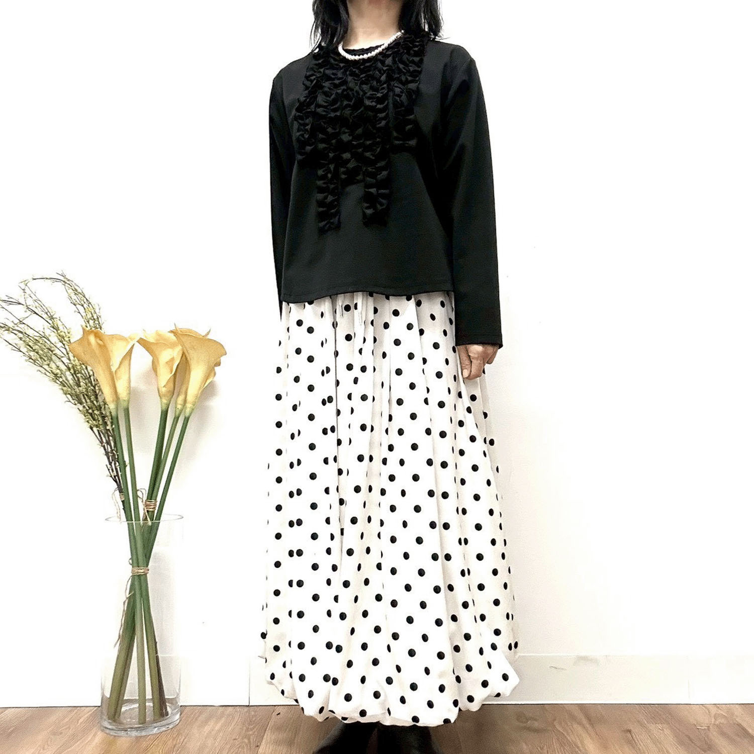 MONiLE ドットタックバルーンスカート - 画像9