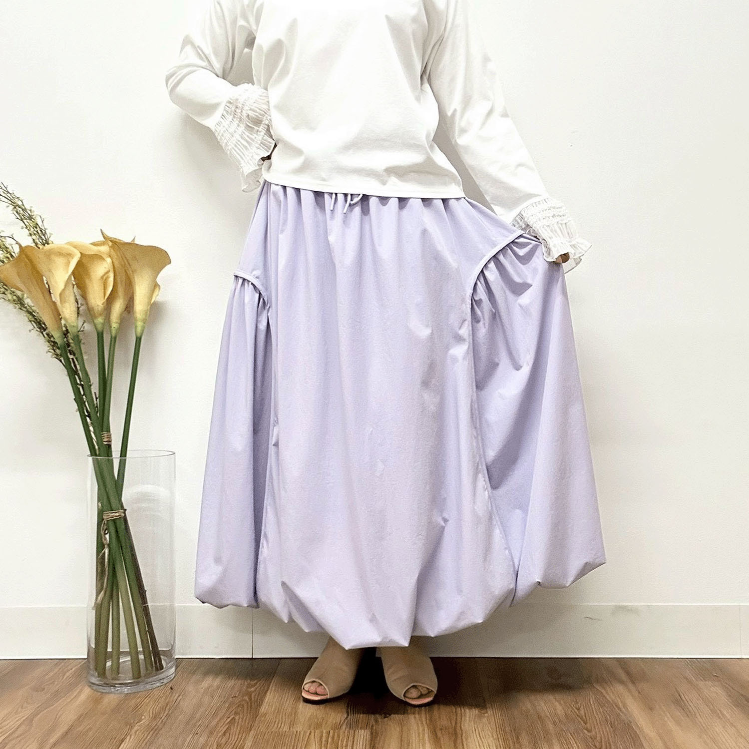 MONiLE サイド切替バルーンスカート - 画像11