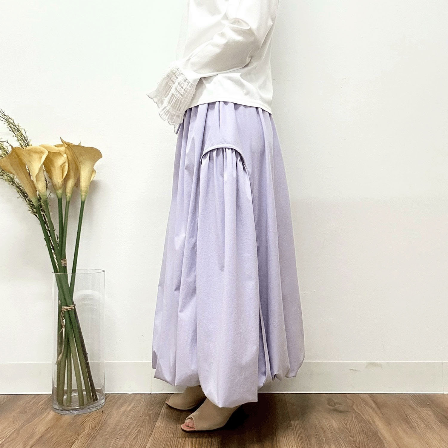 MONiLE サイド切替バルーンスカート - 画像12