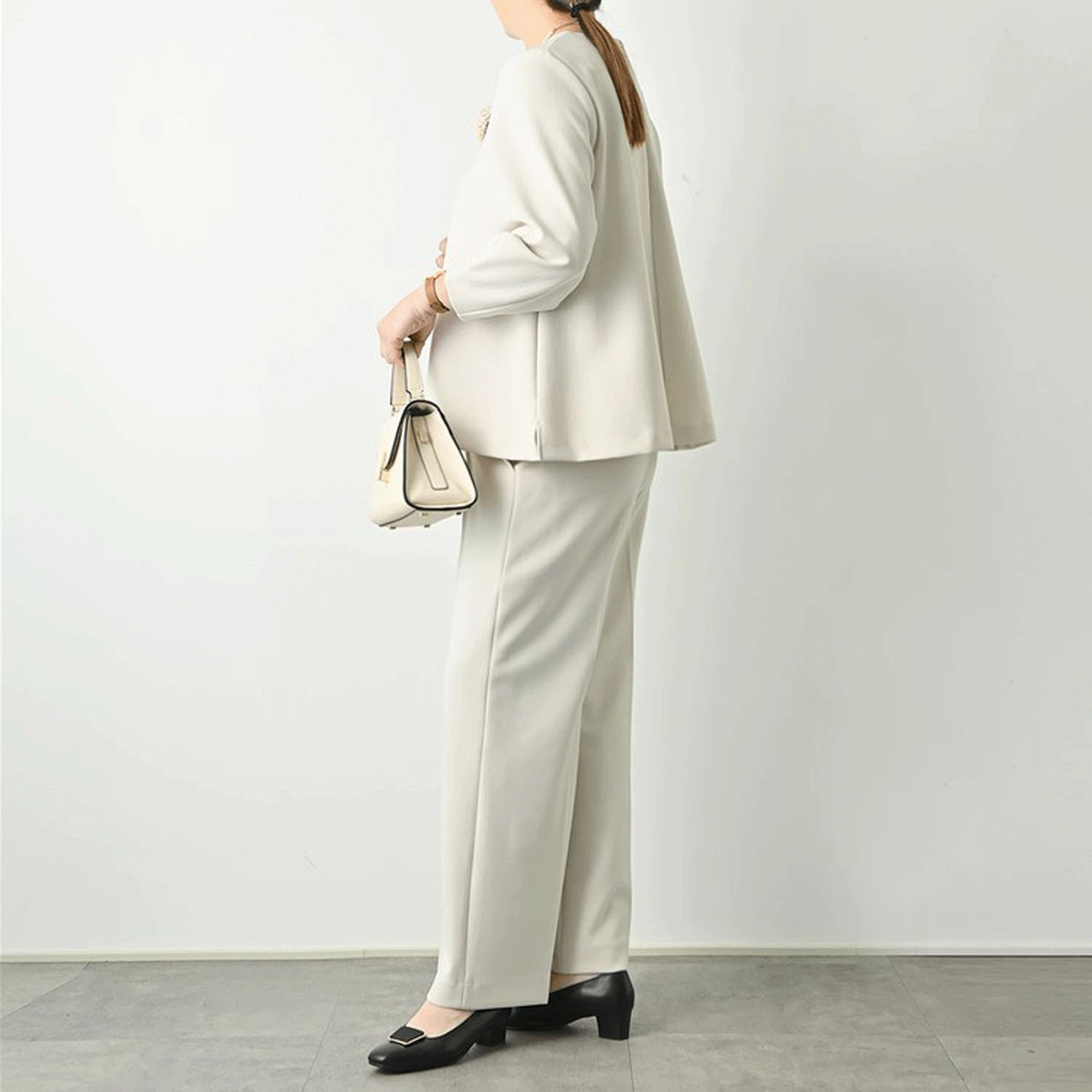 【Insta Live】Brown＆Street  センタータックストレートパンツ - 画像14