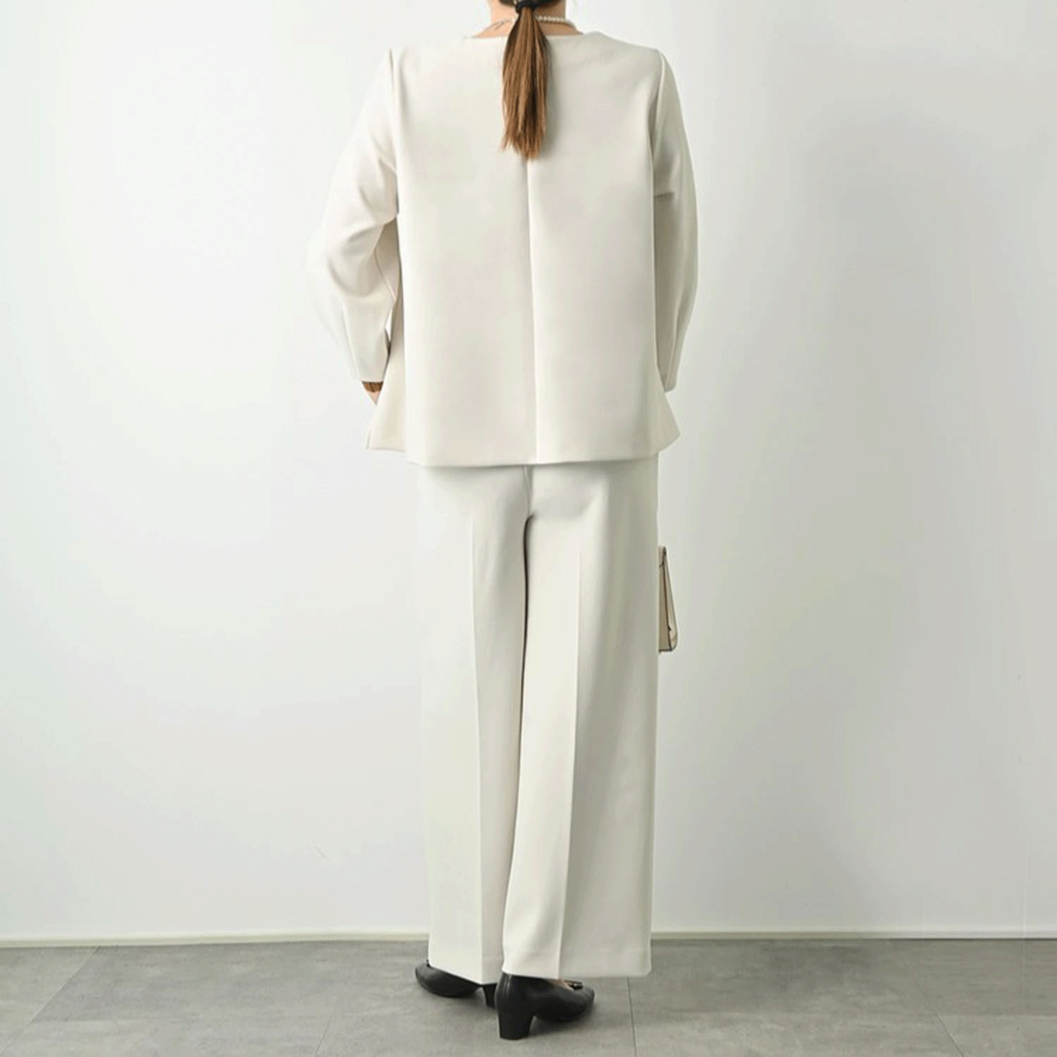 【Insta Live】Brown＆Street  センタータックストレートパンツ - 画像15