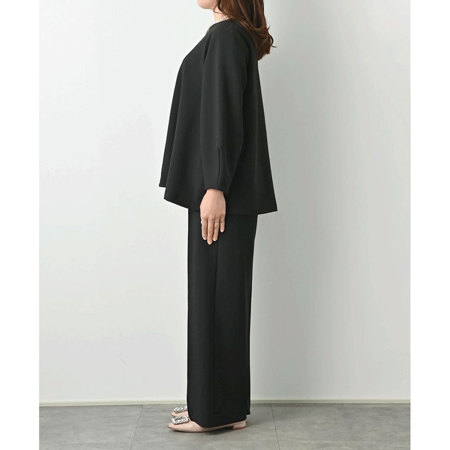 【Insta Live】Brown＆Street  センタータックストレートパンツ - 画像4