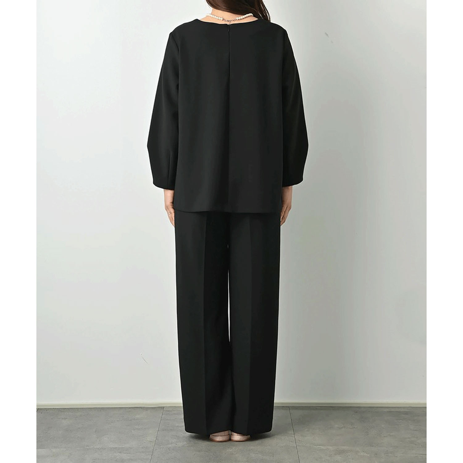 【Insta Live】Brown＆Street  センタータックストレートパンツ - 画像5