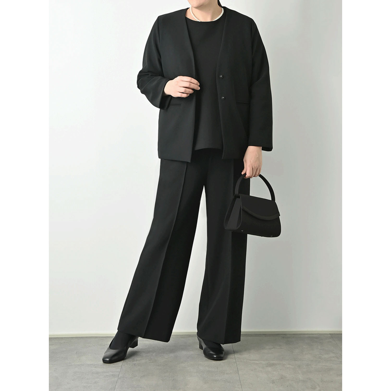 【Insta Live】Brown＆Street  センタータックストレートパンツ - 画像6